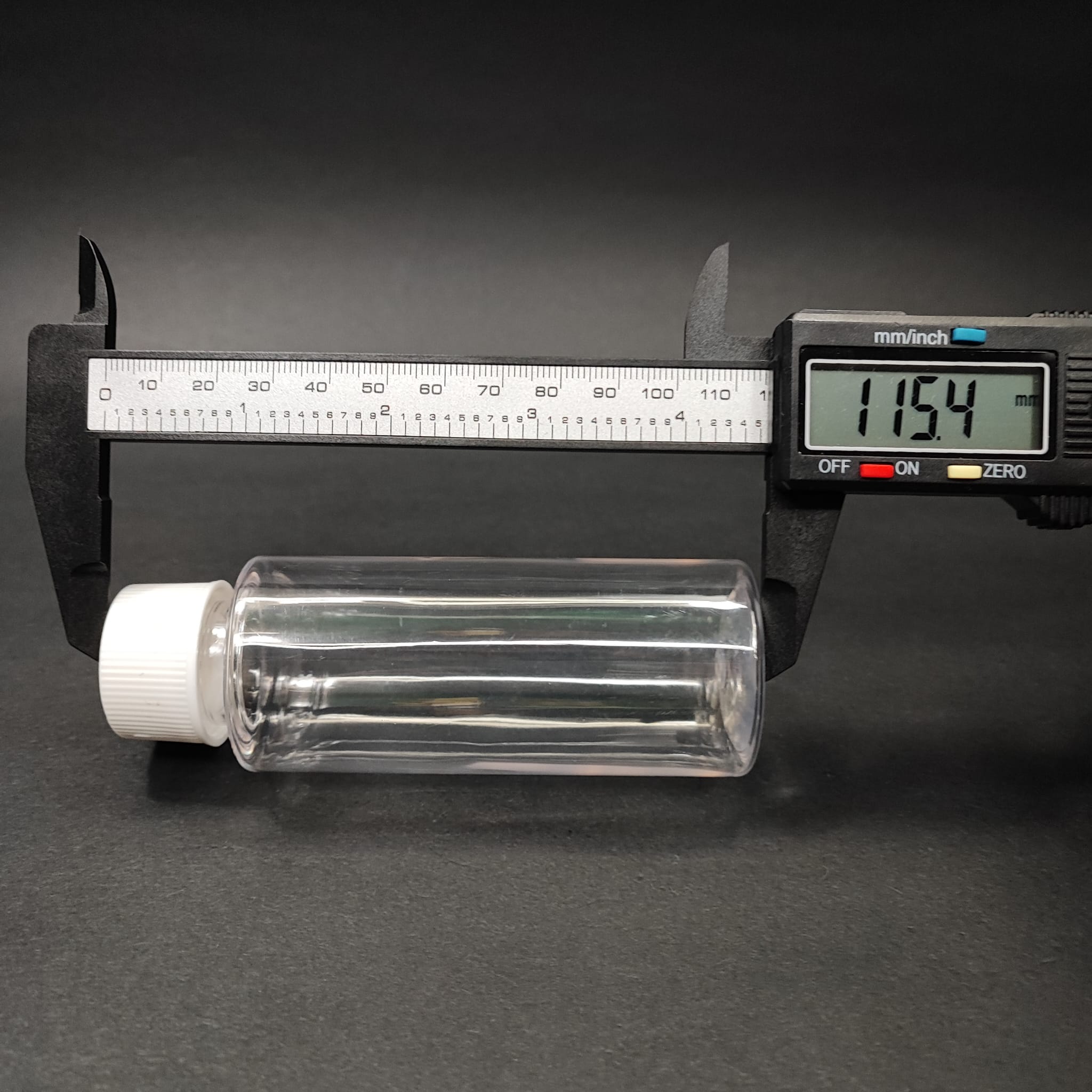 100 CC SİLİNDİR PET ŞİŞE + BEYAZ ÇOCUK KİLİTLİ KAPAK (SIZDIRMAZ KÖPÜK CONTALI) - 100 ML ŞEFFAF ÇOCUK KİLİTLİ PET ŞİŞE