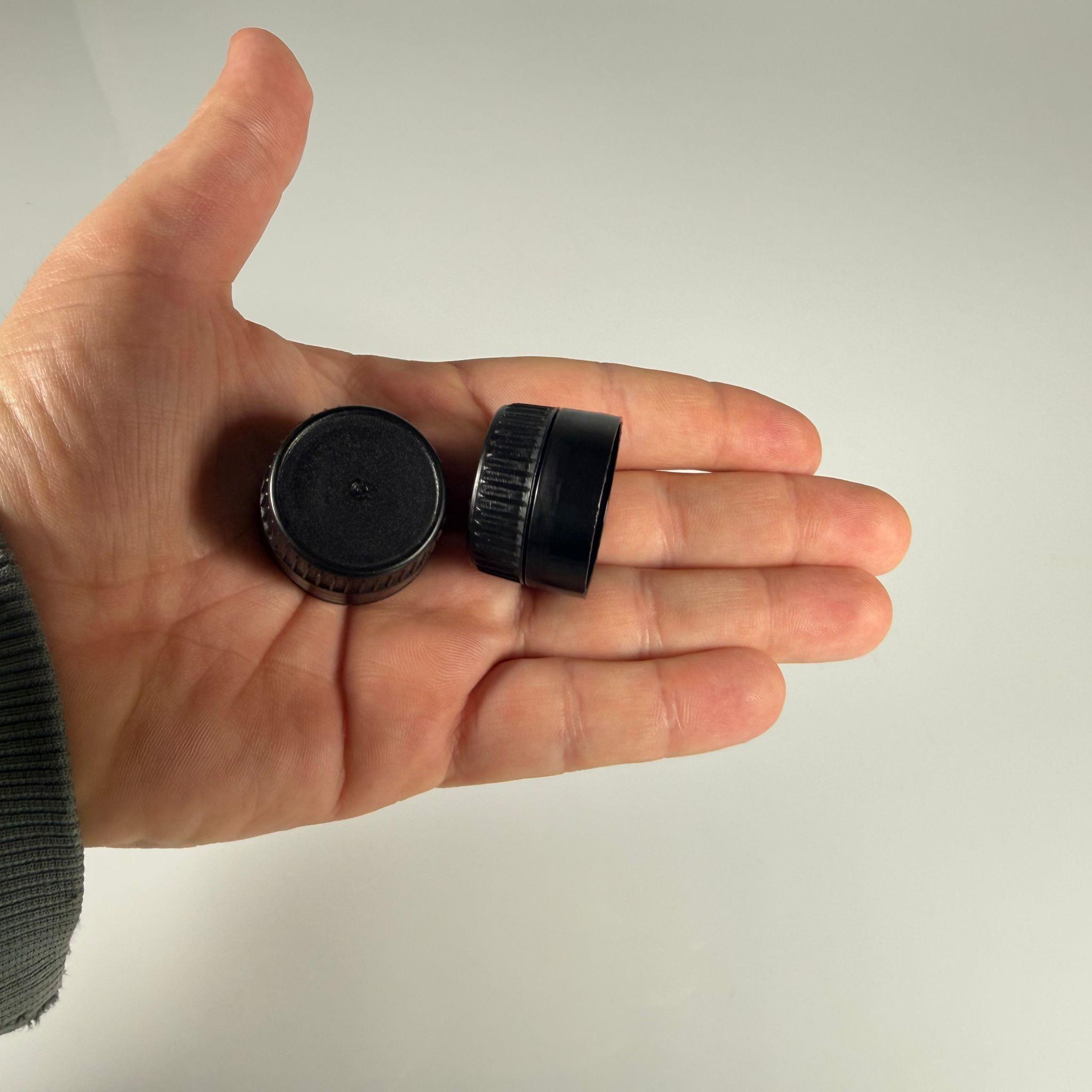 28 MM ÇAKMA KAPAK SİYAH - EV 21 / 20 MAG BERİCAP