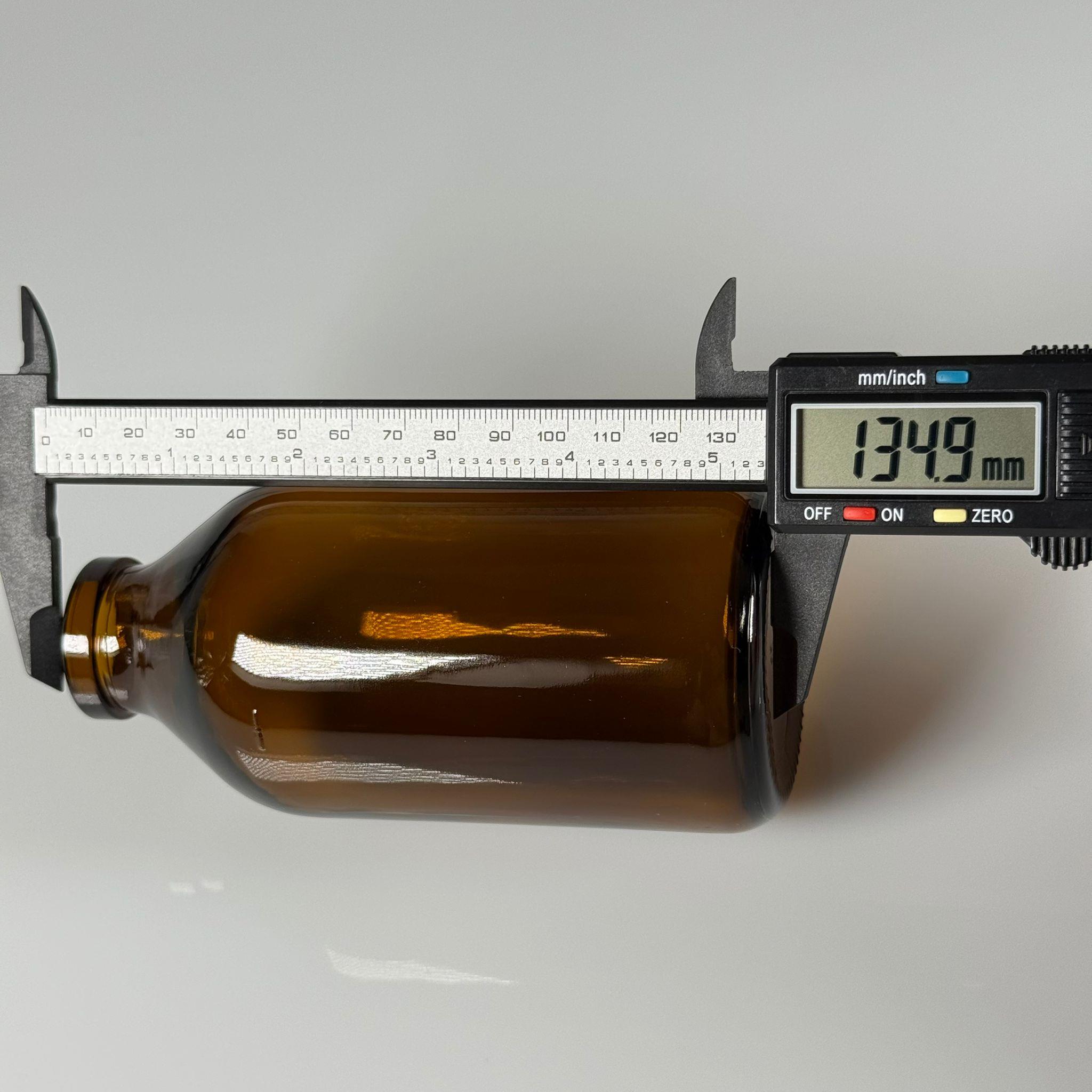 250 CC AMBER KAHVERENGİ CAM SERUM ŞİŞESİ KAPAKSIZ (32 AĞIZ) - 250 CC BOŞ SERUM ŞİŞESİ - TİP 2 İLACA ECZAYA  UYGUN