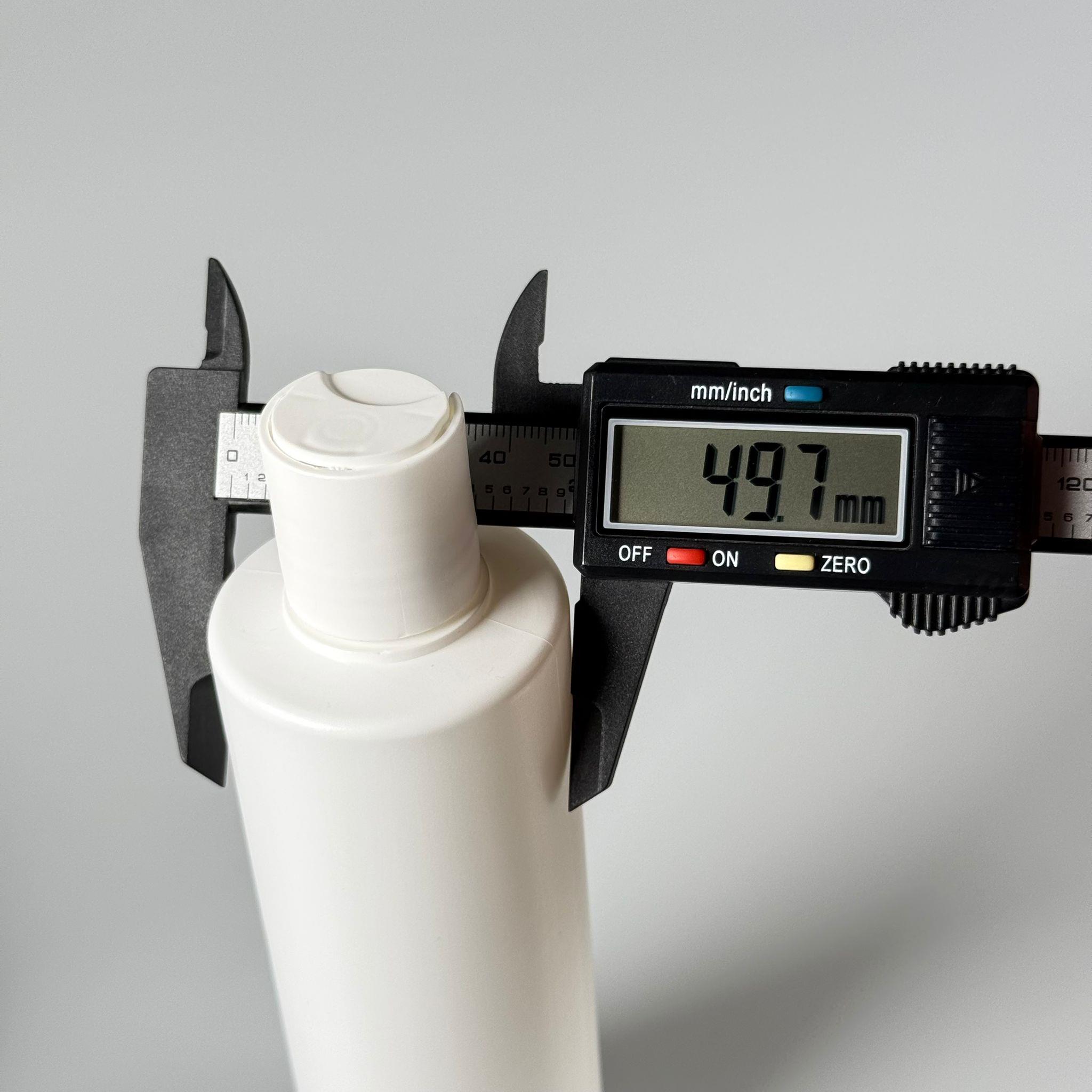 200 CC (SİLME 250 CC) BEYAZ SİLİNDİR MODEL MAT SERT POLİETİLEN ŞİŞE - BEYAZ DİSKTOP ŞAMPUAN KAPAKLI - 200 ML BEYAZ PLASTİK ŞİŞE