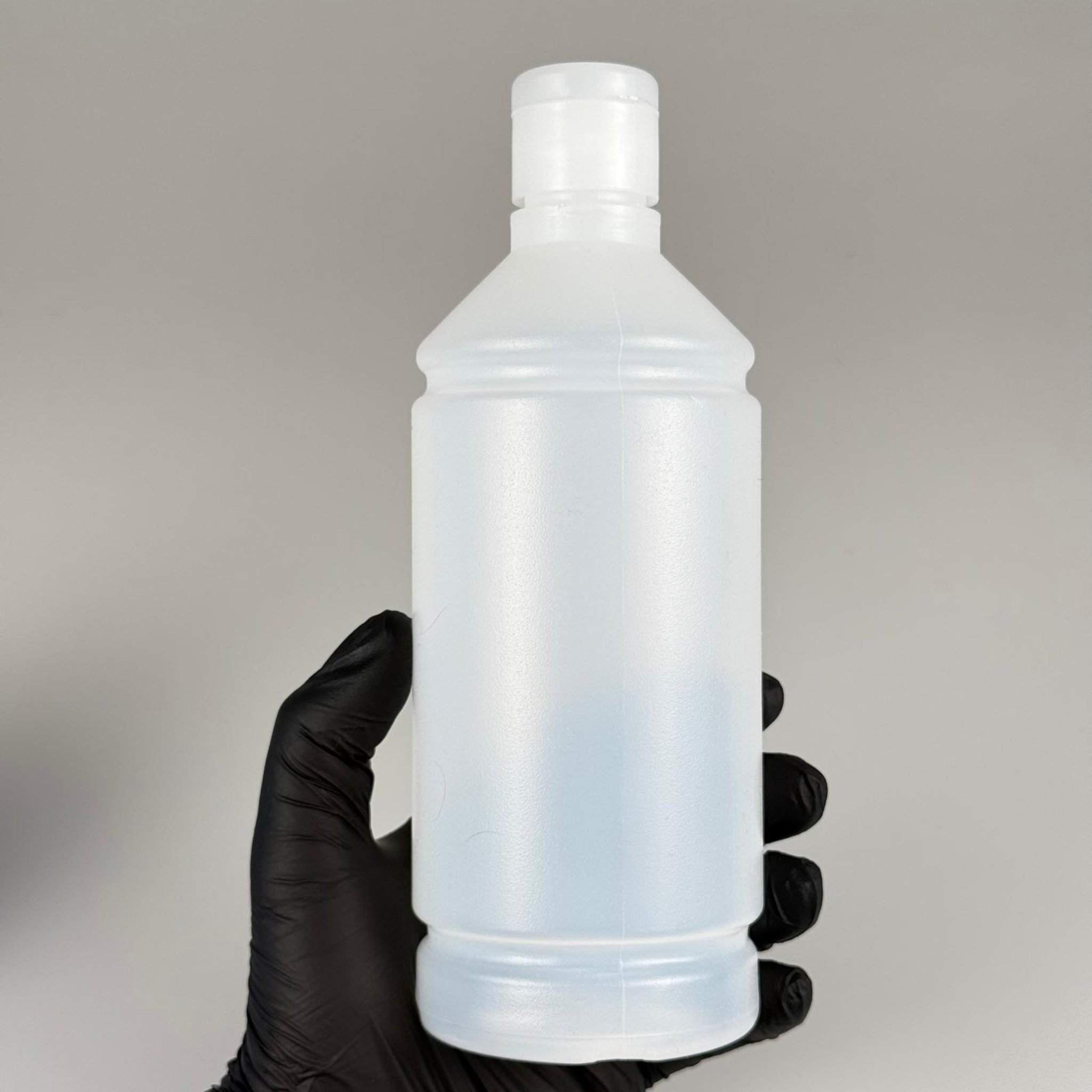 500 CC TİNER ŞİŞESİ - ŞEFFAF FLİPTOP KAPAKLI - 500 ML KİMYASALA DAYANIKLI PLASTİK ŞİŞE - 0,5 LT POLİETİLEN ŞİŞE