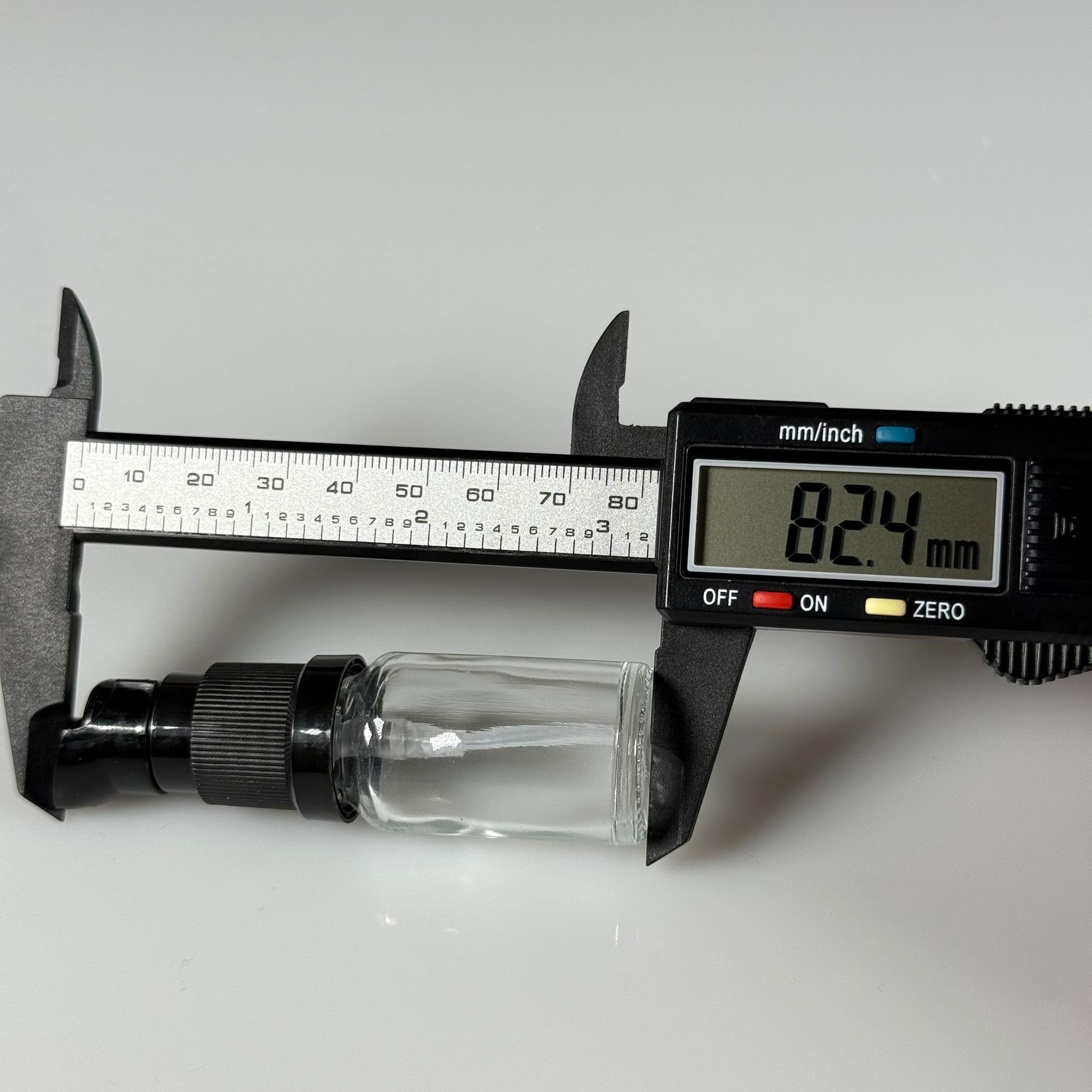 10 CC ŞEFFAF CAM ŞİŞE - SIZDIRMAZ ETEKLİ SİYAH LOSYON POMPALI TAKIM - 10 ML LOSYON ŞİŞESİ - YAĞ, KREM GİBİ YOĞUN KIVAMLI SIVILAR İÇİN CAM AMBALAJ