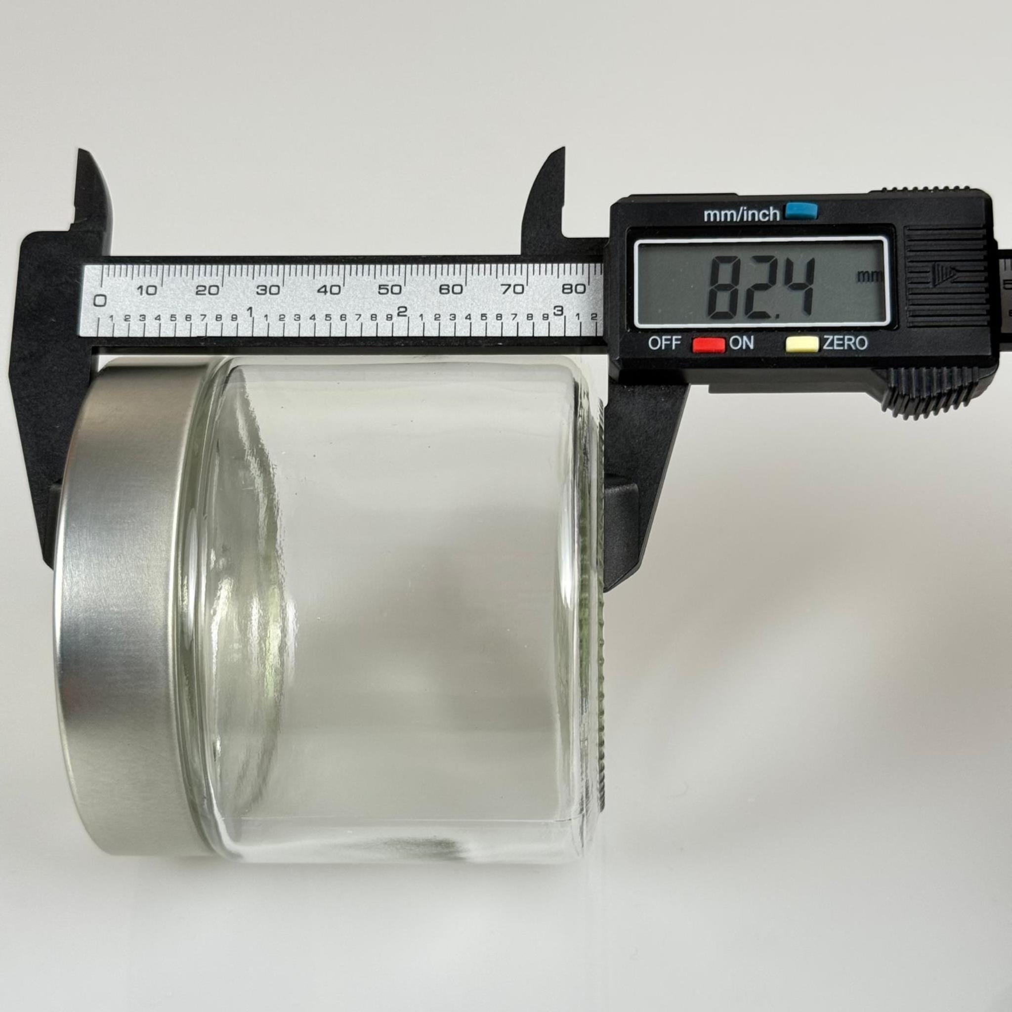 370 CC ALMAN KAVANOZ - GÜMÜŞ KAPAKLI - 370 ML DERİN KAPAKLI CAM KAVANOZ