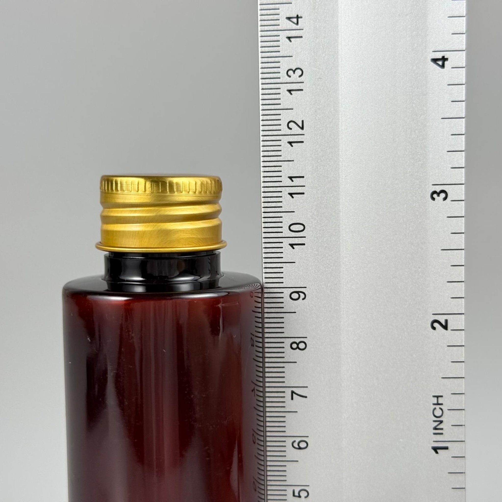 100 CC AMBER SİLİNDİR KESKİN KÜT MODEL SERT PET ŞİŞE (17 GR - 24 AĞIZ ) + KÖPÜK CONTALI GOLD METAL ALÜMİNUM KAPAKLI + KOLONYA TIPALI TAKIM - 100 ML KAPAKLI AMBER PLASTİK ŞİŞELER