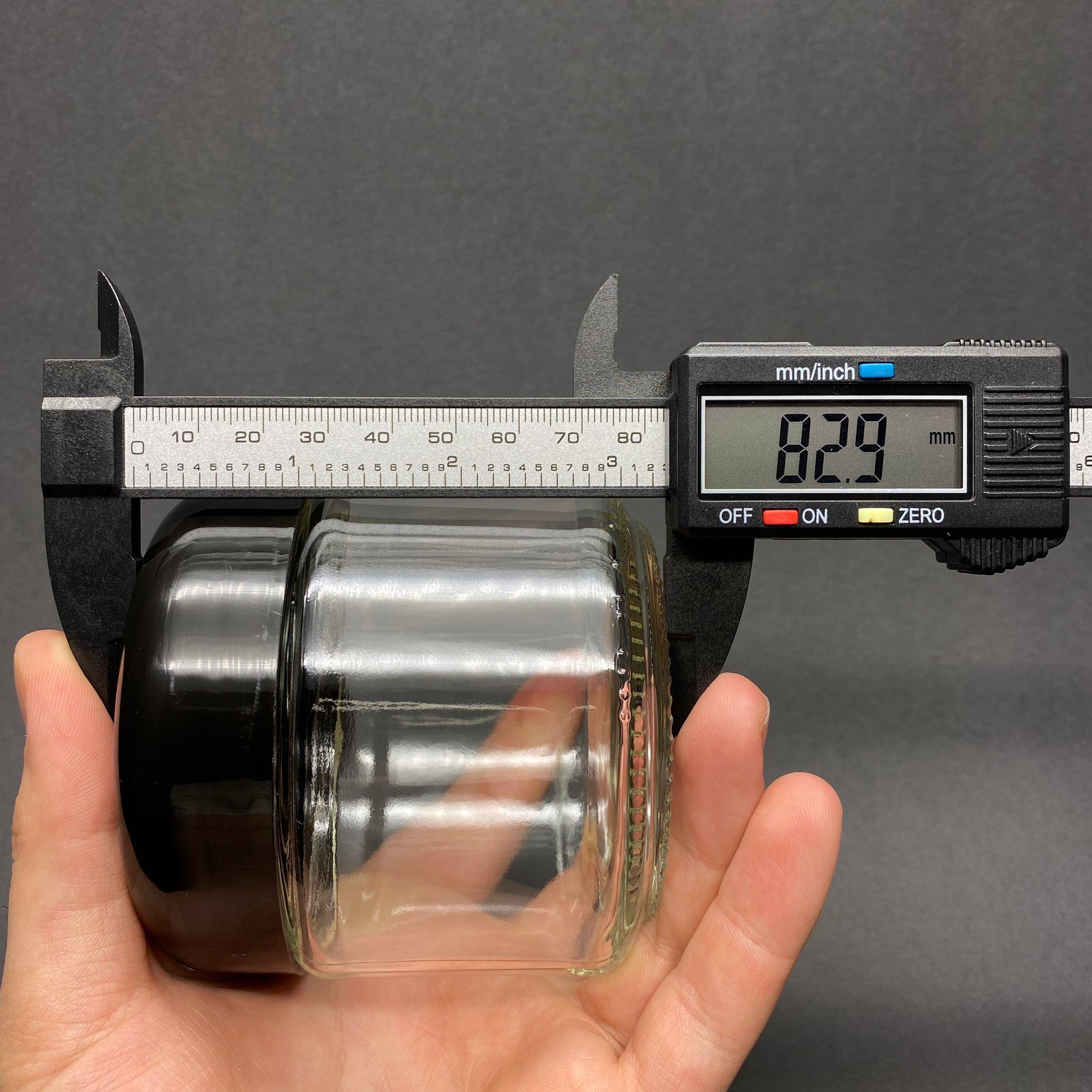 300 CC CAM KAVANOZ - (SİLME HACİM 330 ML) SİYAH PLASTİK KAPAKLI - 300 ML CAM KAVANOZ - MAGNOLİA KAVANOZU - PAŞABAHÇE