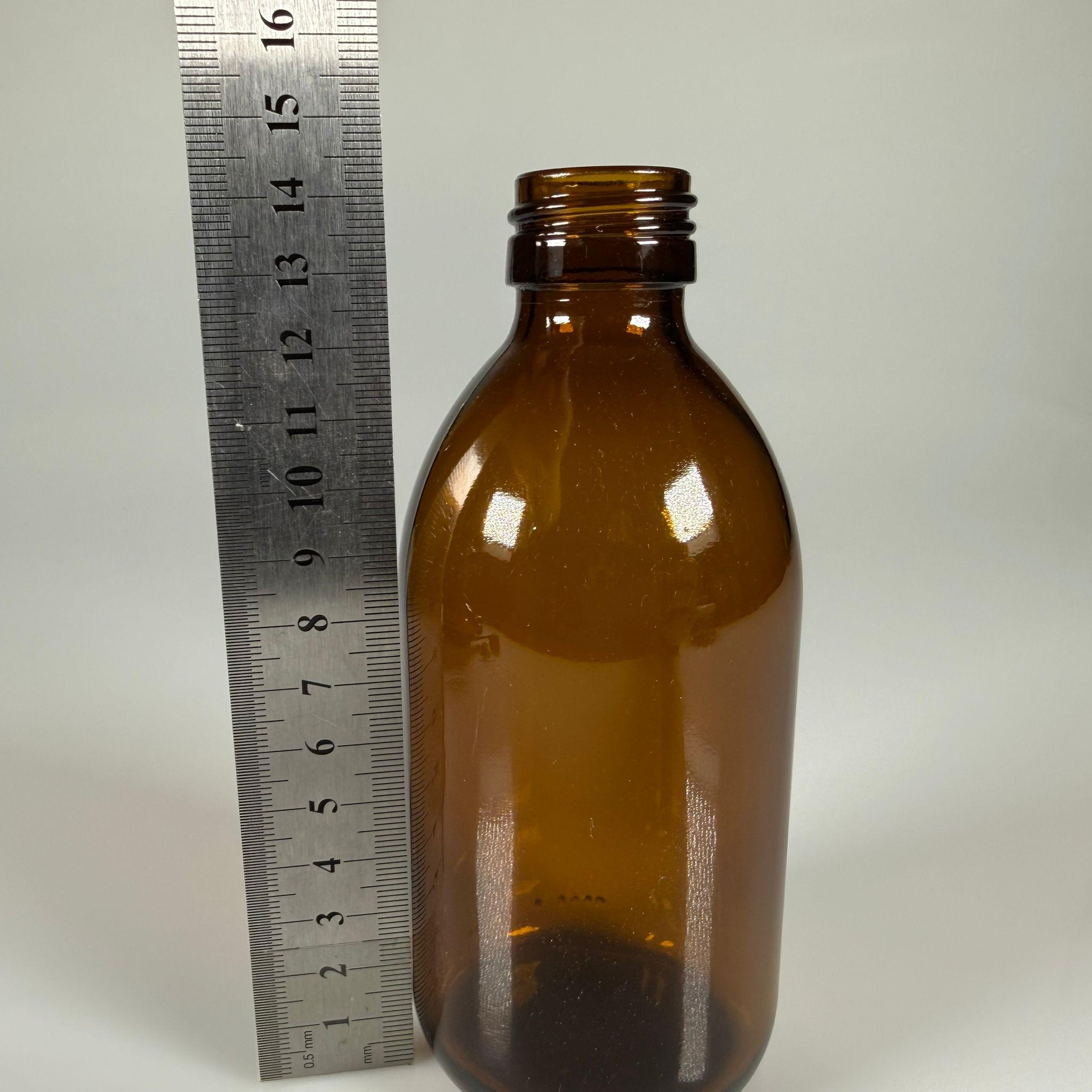 FLAKON ENJEKTÖR SERUM ŞİŞESİ - 250 ML ECZA CAM ŞİŞE + VİDALI DELİKLİ KAPAK (ELLE ÇEVİREREK KAPANIR) + KAUÇUK BUTİL TIPA TAKIM