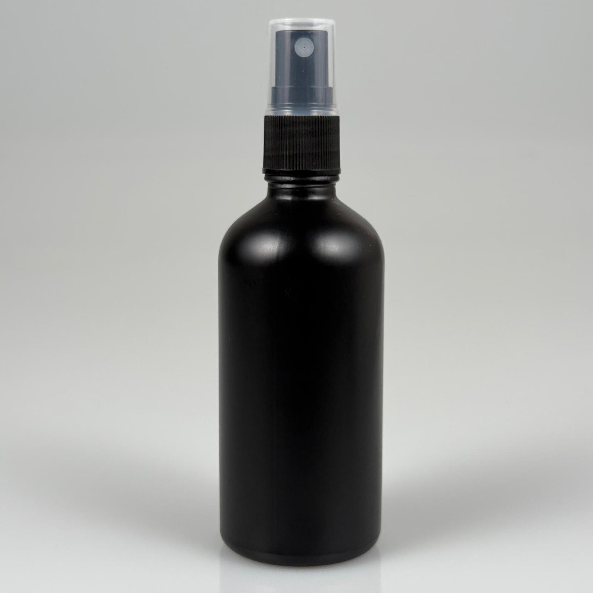 100 CC MAT SİYAH CAM ŞİŞE - SİYAH SPREYLİ - 100 ML SİYAH SPREYLİ CAM ŞİŞE