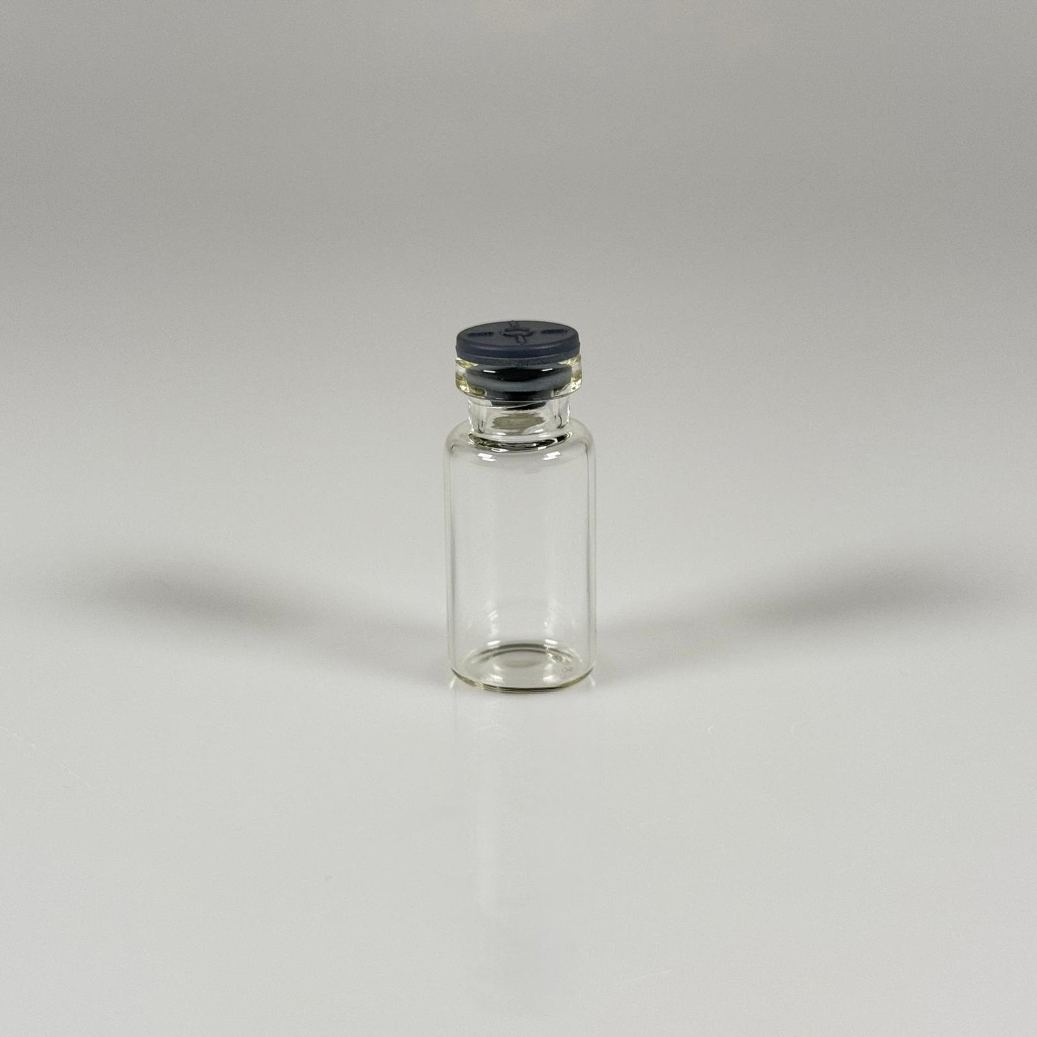 3 ML vial flakon şişe - 13 ağız 3 cc şeffaf cam ilaç şişesi + kauçuk butil enjektör tıpası