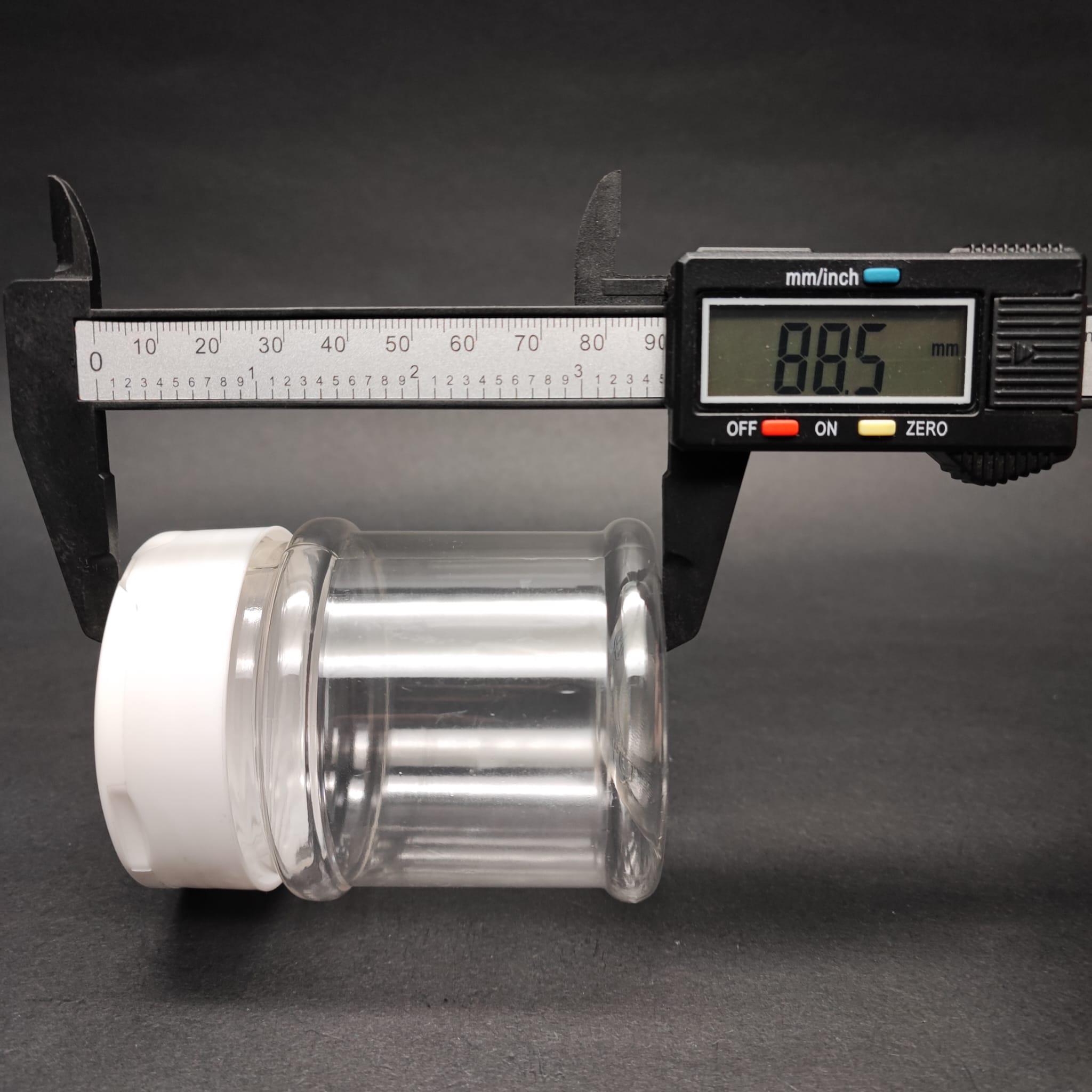 200 CC PET BAHARAT KAVANOZU - BEYAZ FLİPTOP BAHARAT KAPAKLI + SIZDIRMAZ KENDİNDEN YAPIŞKANLI KÖPÜK CONTALI -  toz kavanozu , baharat ambalajı , boş pudra şişesi . tuzluk , baharat düzenleyici set için kavanoz