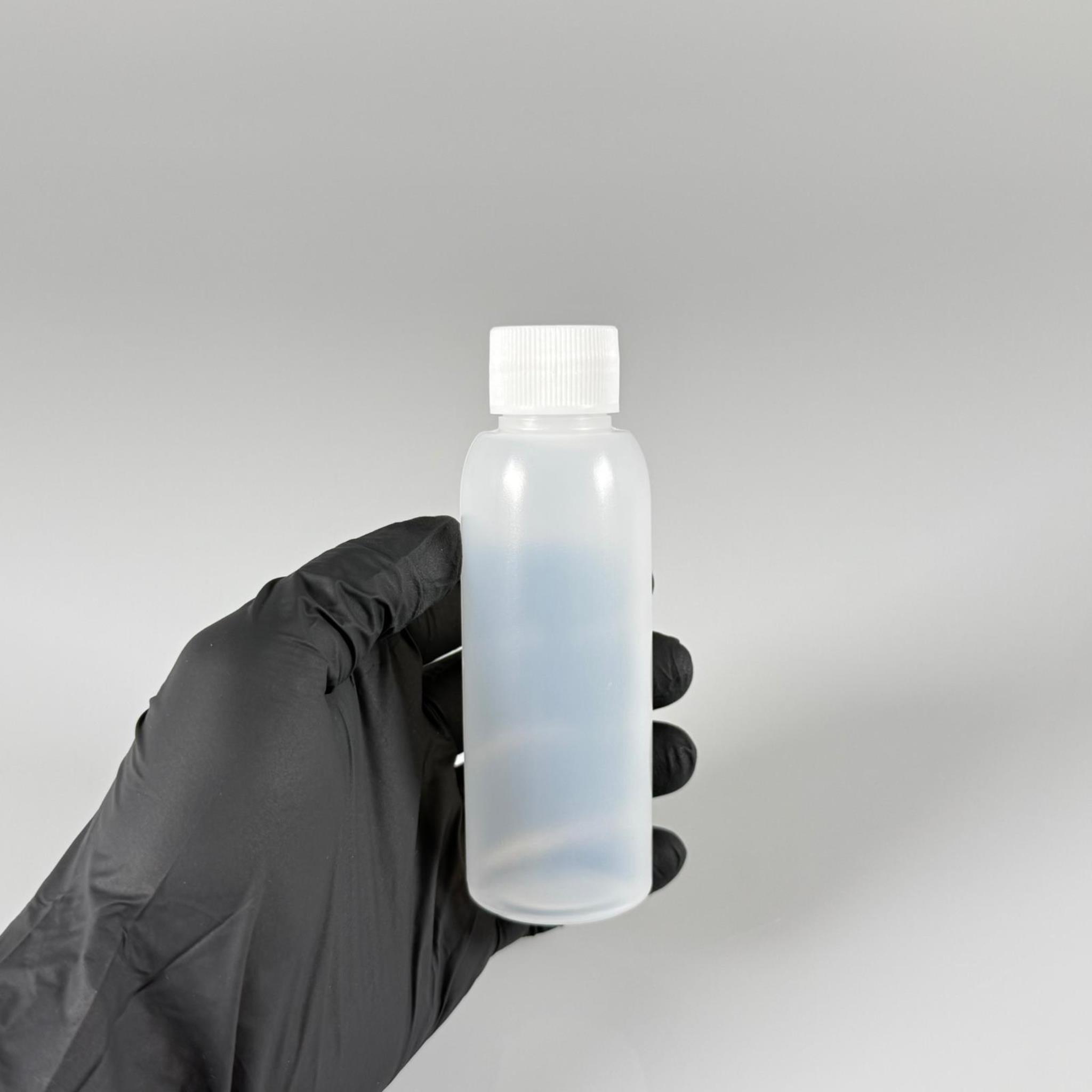 100 ML SIKILABİLİR YUMUŞAK PE PLASTİK ŞİŞE - CONTALI BEYAZ KAPAKLI ASETON KOLONYA TIPALI - 100 cc sos, yağ, kartuş, mürekkep vb için boş şişeler