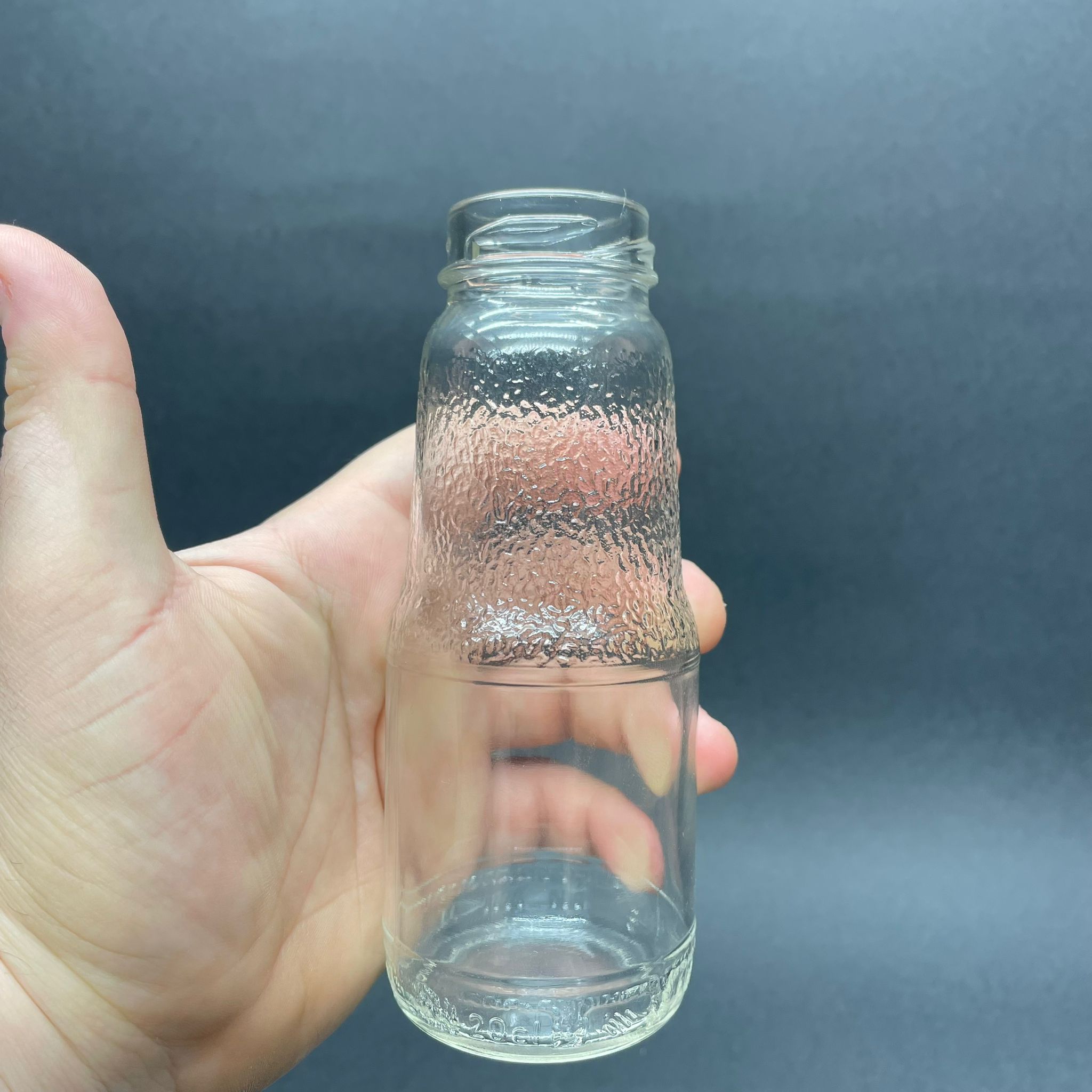 200 CC CAM MEYVE SUYU ŞİŞESİ - BEYAZ METAL KAPAKLI - KONSERVEYE UYGUN - 200 ML MEYVE SUYU ŞİŞESİ
