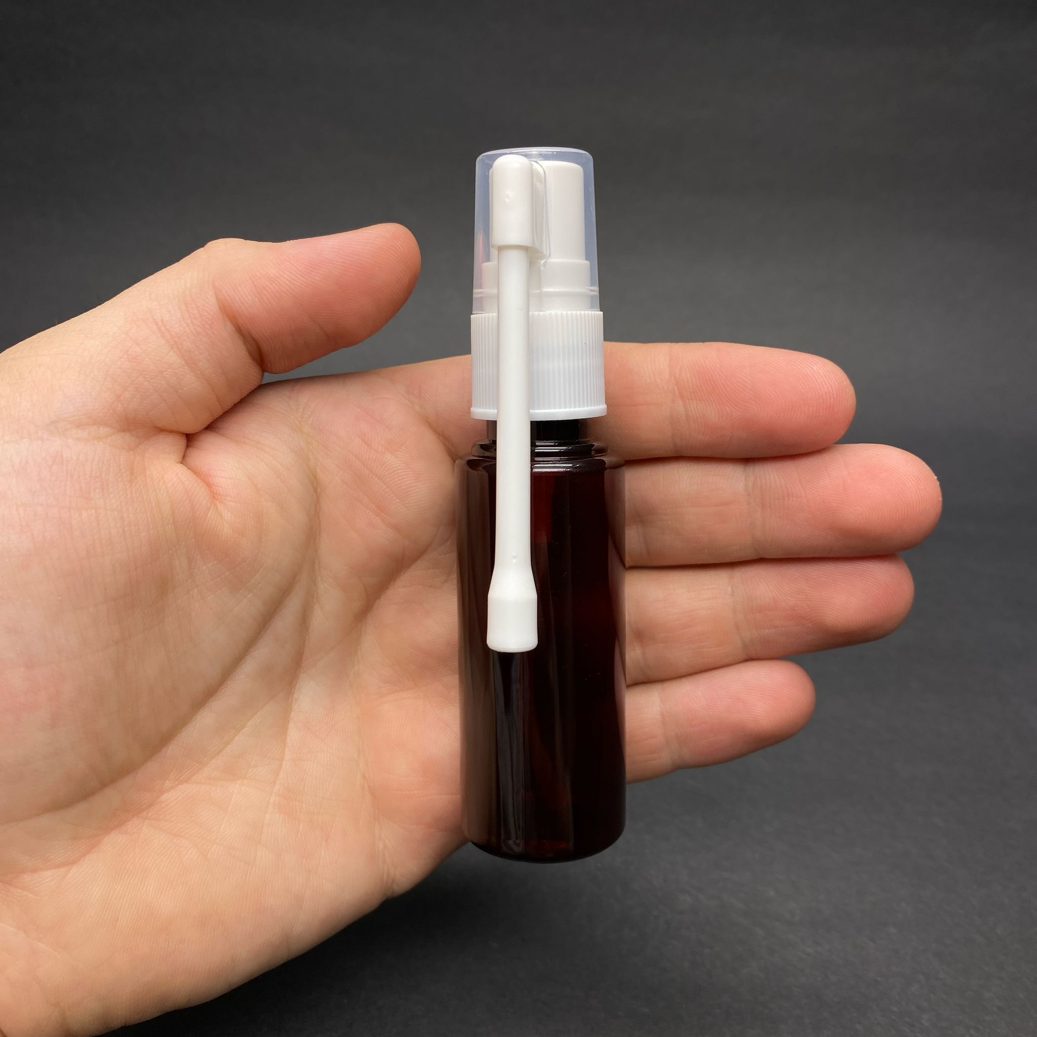 25 CC AMBER PET ŞİŞE- ORAL BOĞAZ SPREYLİ 25 ML PLASTİK ŞİŞE