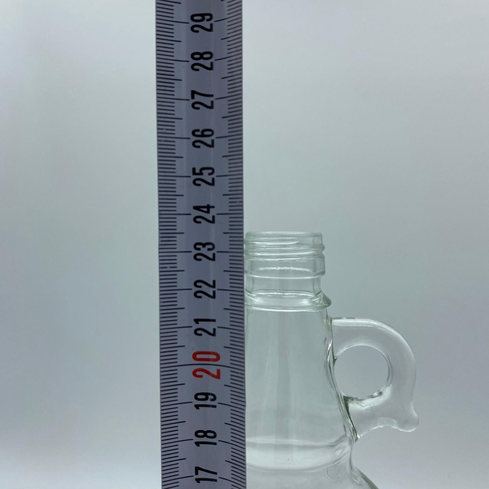 1000 CC ŞEFFAF CAM KULPLU GALON ŞİŞE KAPAKSIZ (31 AĞIZ) - 1000 ML KULPLU GALON - ŞİŞECAM ÜRÜN KODU: 190399