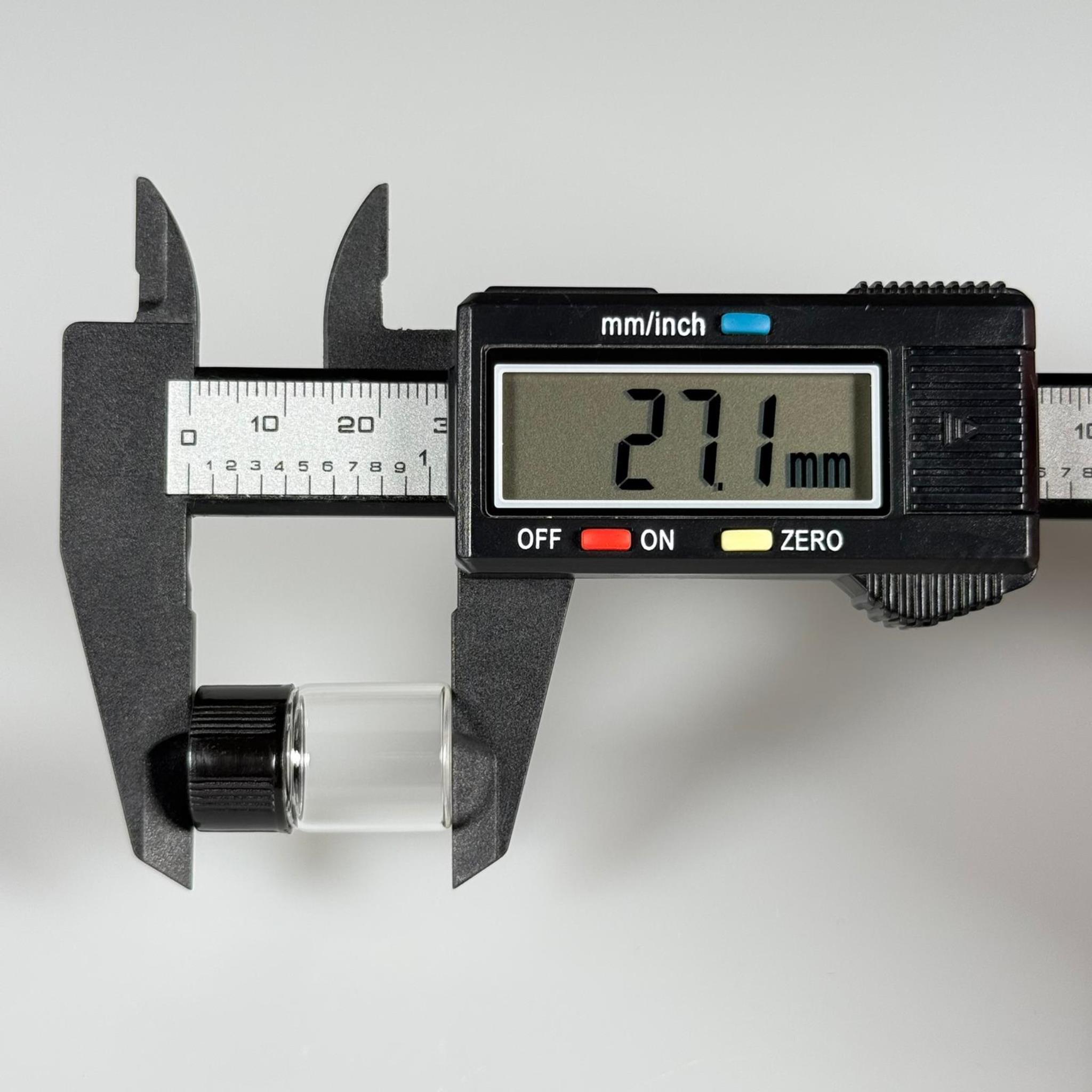 2 CC ŞEFFAF CAM ŞİŞE - SİYAH KAPAKLI - 2 ML KAPAKLI CAM ŞİŞE