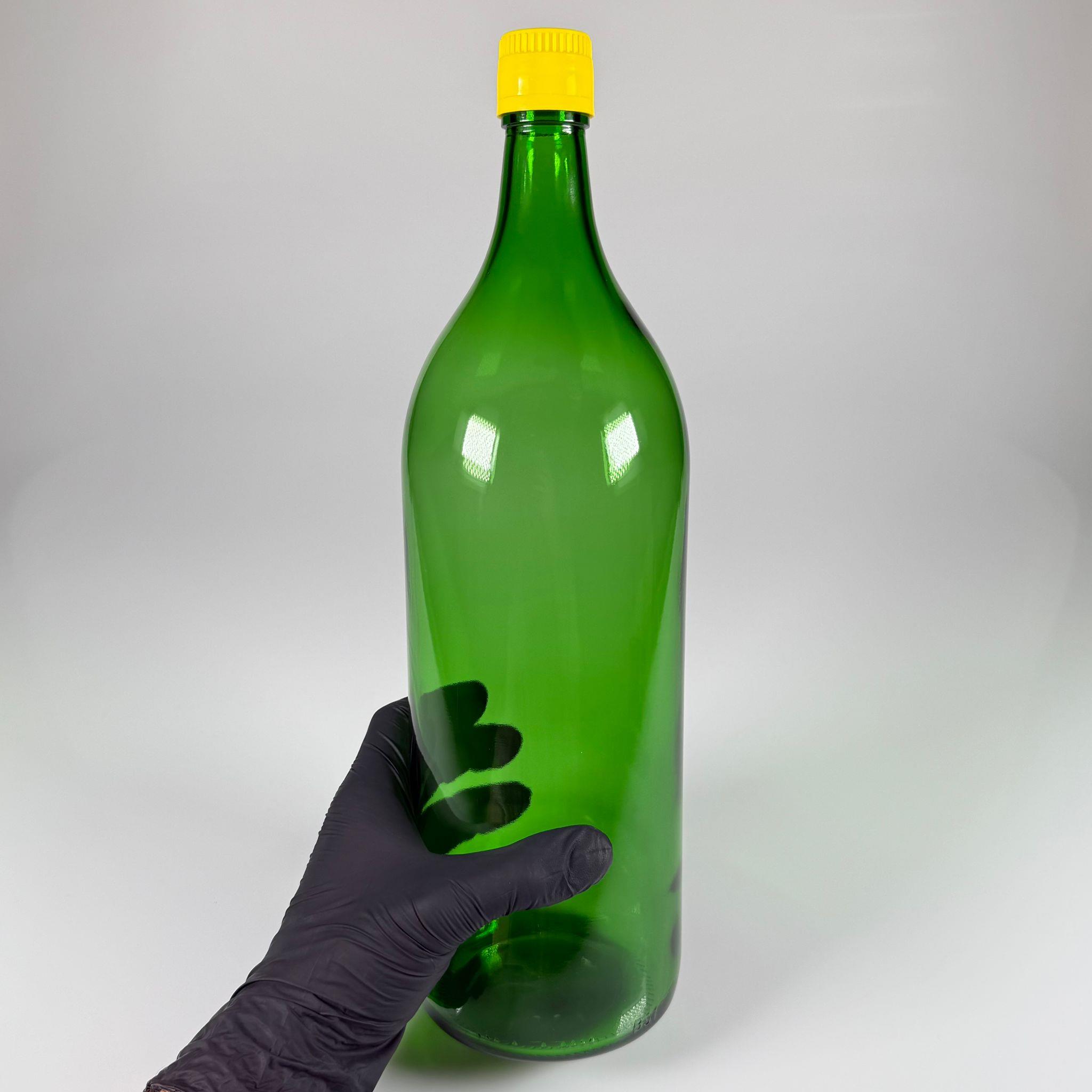 2000 CC YEŞİL CAM ŞİŞE - KİLİTLİ SARI AKITICILI DROP - STOP KAPAKLI - 2 LİTRE YAĞ ŞİŞESİ - SİRKE ŞİŞESİ - ZEYTİNYAĞ İÇİN BOŞ CAM ŞİŞE