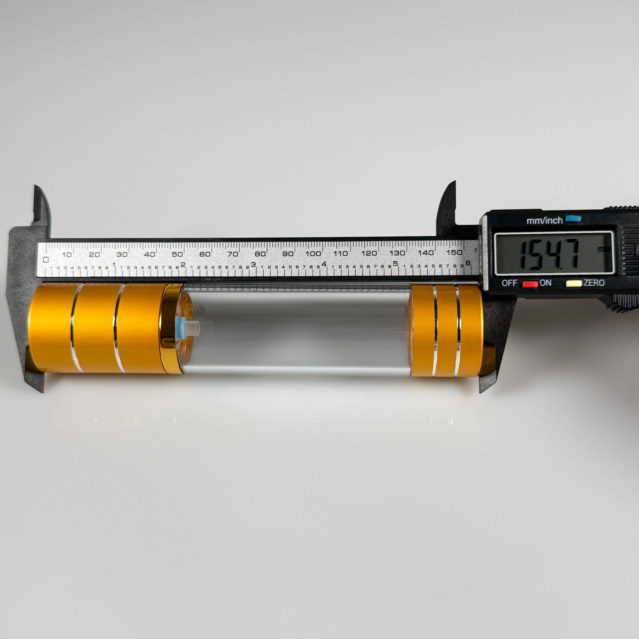 BOŞ KREM VE LOSYON ŞİŞESİ 50 ML BOŞ AİRLESS ŞİŞE - HAVASIZ POMPALI GOLD ÜSTÜ YALDIZLI AİRLESS ŞİŞE