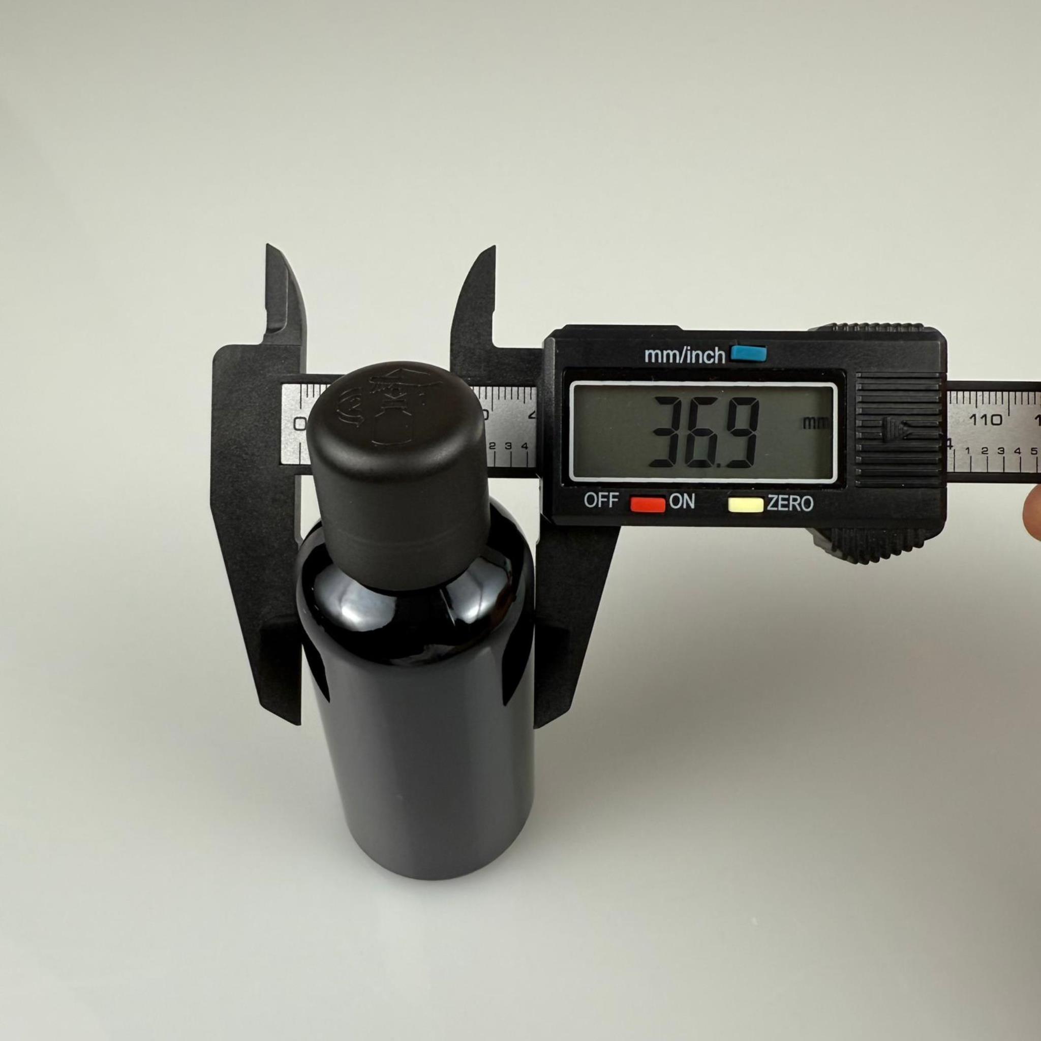 50 CC ORJİNAL SİYAH CAM ŞİŞE + İÇTEN DAMLALIKLI ÇOCUK KİLİTLİ SİYAH KAPAK - SİYAH 50 ML KİLİT KAPAKLI DAMLATMALI ŞİŞE