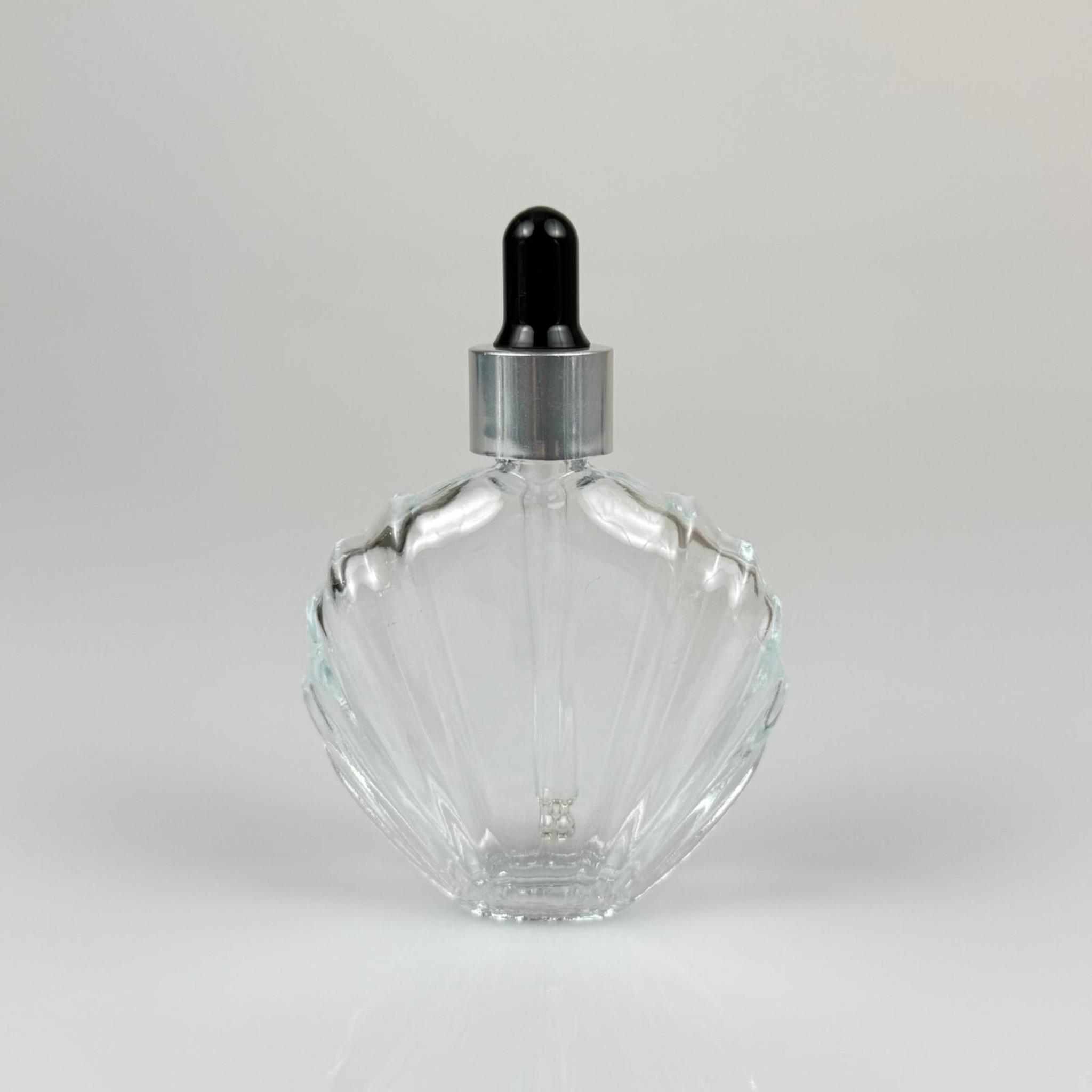 45 CC İSTİRİDYE MODEL PRESTİJLİ CAM DAMLALIKLI ŞİŞE - SİYAH EMZİK - GÜMÜŞ METALİK KAPAK - 45 ML CAM DAMLALIKLI ŞİŞE - DAMLALIKLI BOŞ ŞİŞE