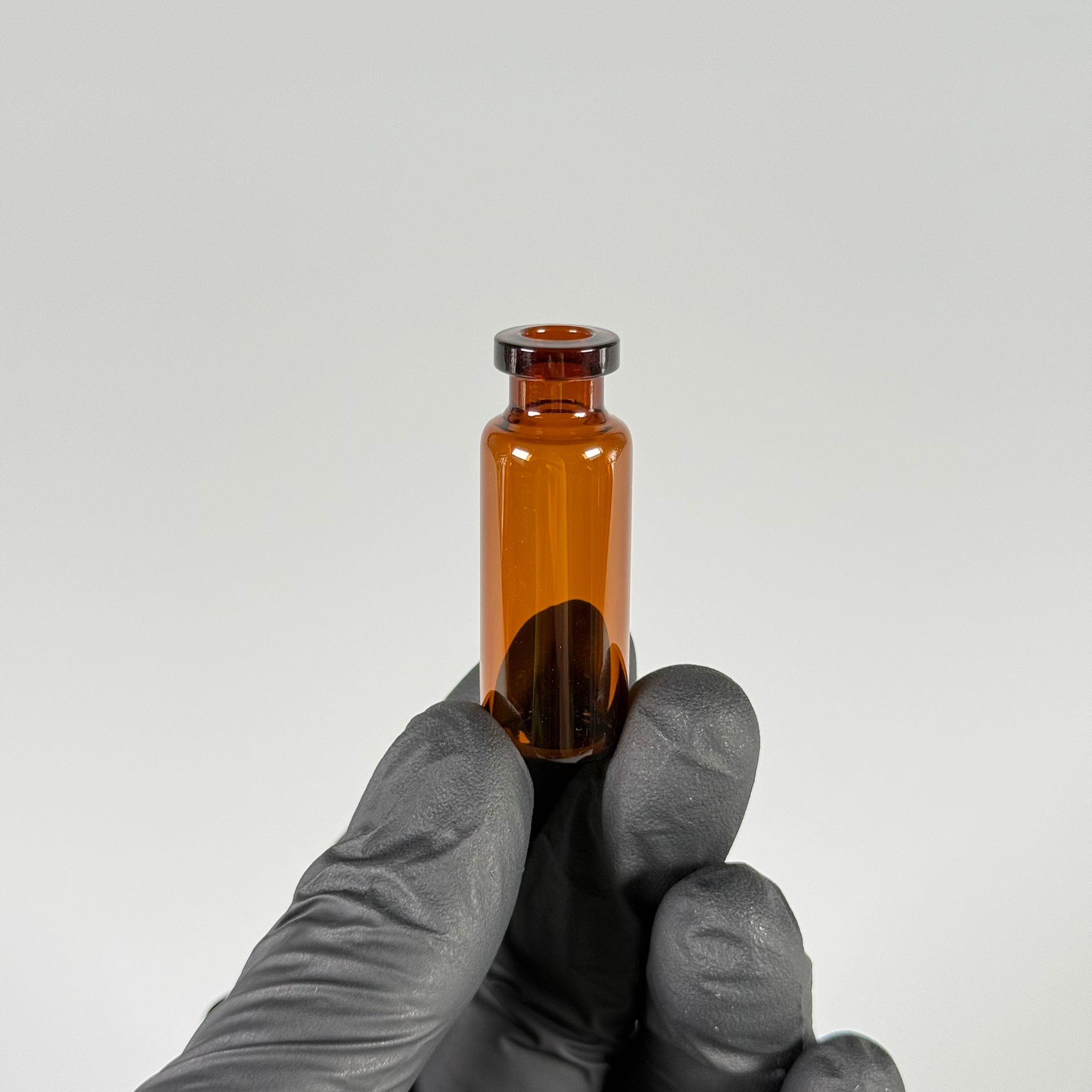 BOROSİLİKAT AMBER CAM ŞİŞE - 4 CC - 16x45 MM - ÇEKME CAM BORU FLAKON İNCE PENİSİLİN ŞİŞESİ - AĞIZ ÇAPI 13 MM