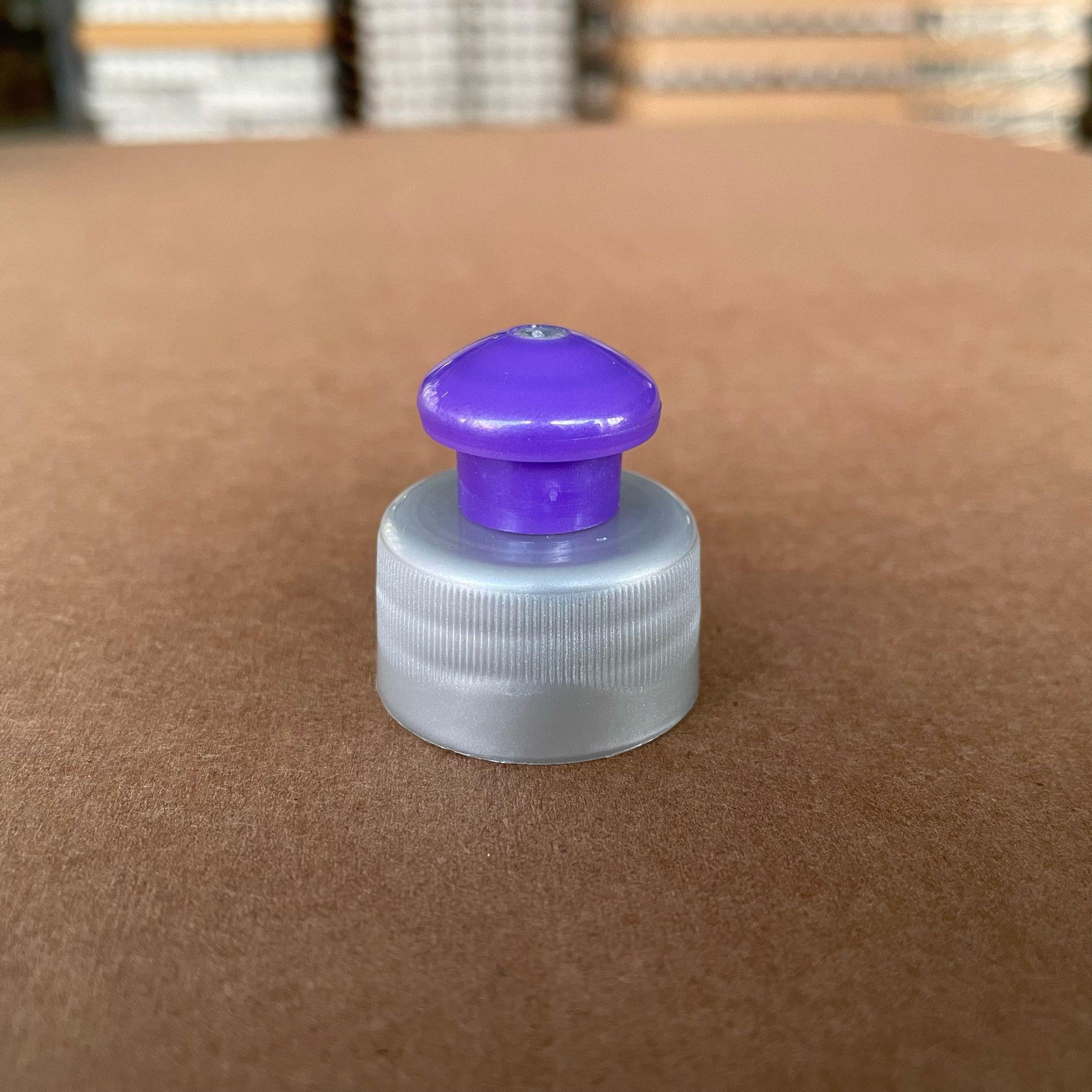 28 MM PUSH PULL KAPAK ÜSTÜ MOR ALTI GÜMÜŞ (DETERJAN KAPAK)