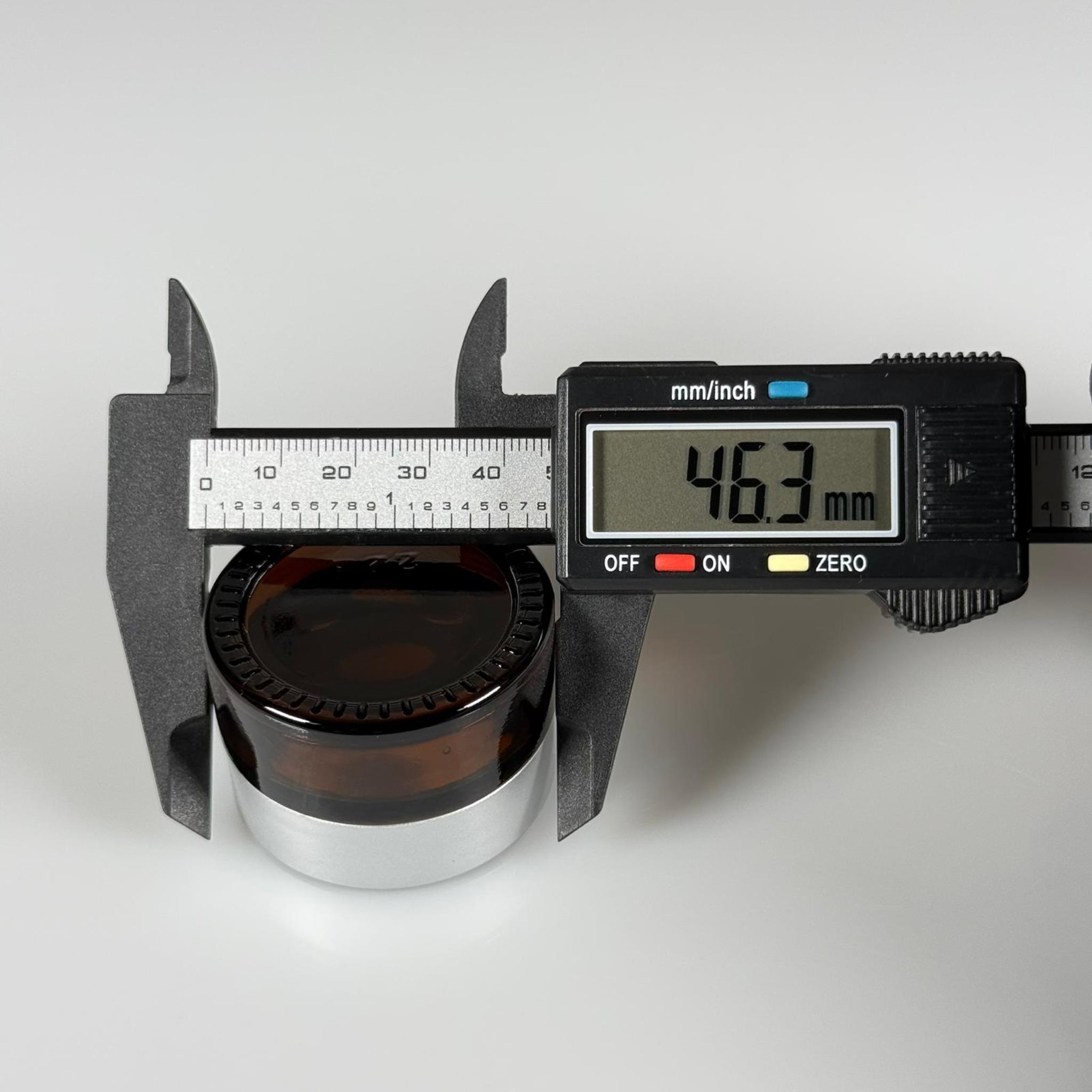 20 CC CAM AMBER KREM KAVANOZU - GÜMÜŞ KAPAKLI İÇ CONTALI - 20 ML KAHVERENGİ KREM KAVANOZU - AMBER MUM KAVANOZU