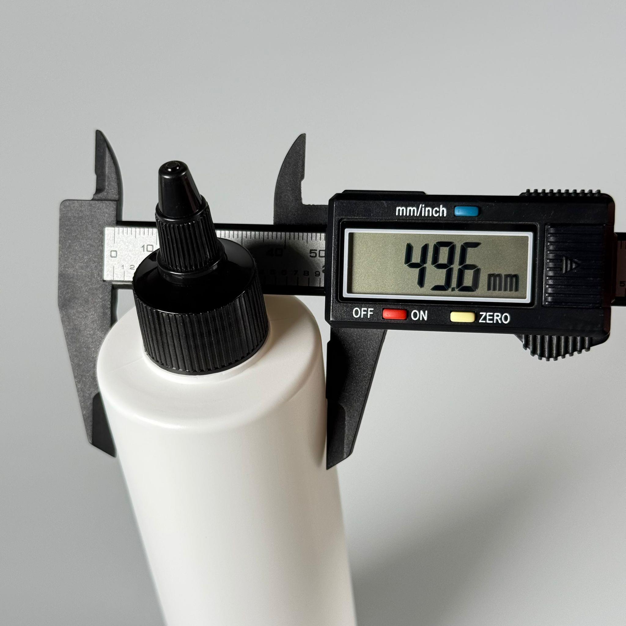 200 CC (SİLME 250 CC) BEYAZ SİLİNDİR MODEL MAT SERT POLİETİLEN ŞİŞE - SİYAH AKITICI SİVRİ TWİST KAPAKLI - 200 ML BEYAZ PLASTİK ŞİŞE