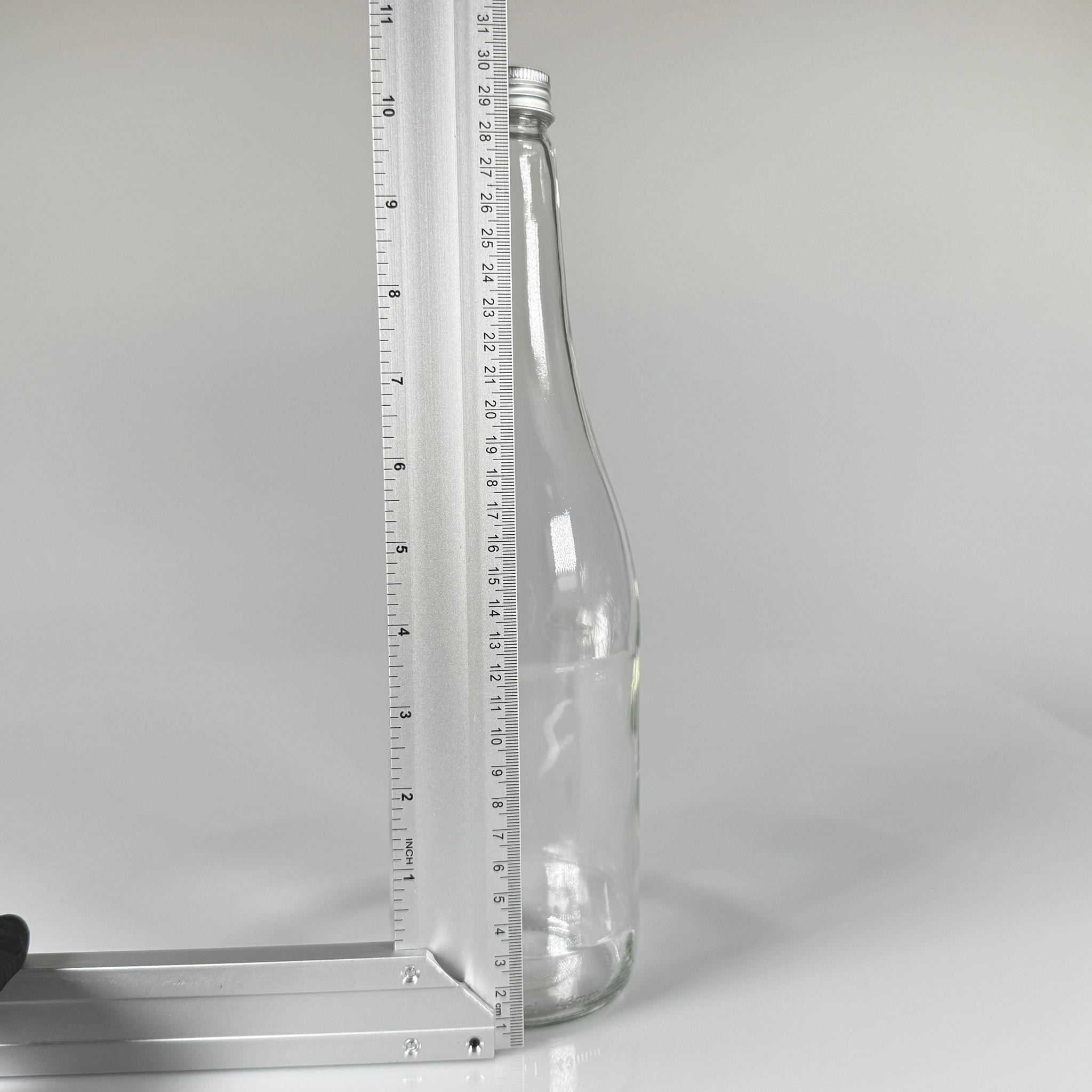 1000 ML LÜKS CAM SU ŞİŞESİ - 1000 CC BOŞ CAM SU ŞİŞELERİ - GÜMÜŞ ALÜMİNYUM METAL KAPAKLI (ELLE AÇILIP KAPANABİLİR) - RESTORAN, CAFE, OTEL VS İÇİN PREMİUM CAM ŞİŞE