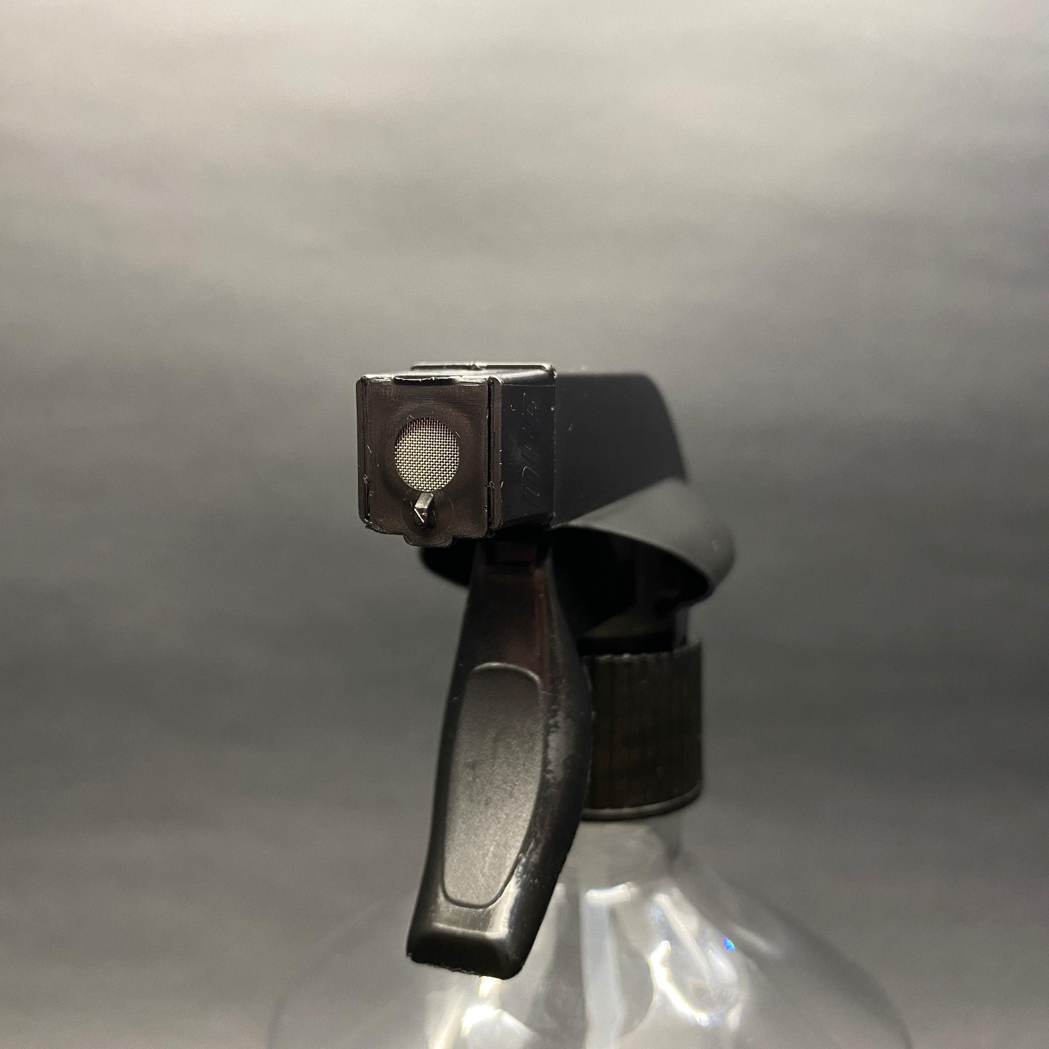 950 CC ŞEFFAF PET ŞİŞE - SİYAH KÖPÜK YAPICI TRİGER TETİK SPREYLİ - 950 ML OTO TEMİZLİK ÜRÜNLERİ İÇİN BOŞ SPREY ŞİŞE