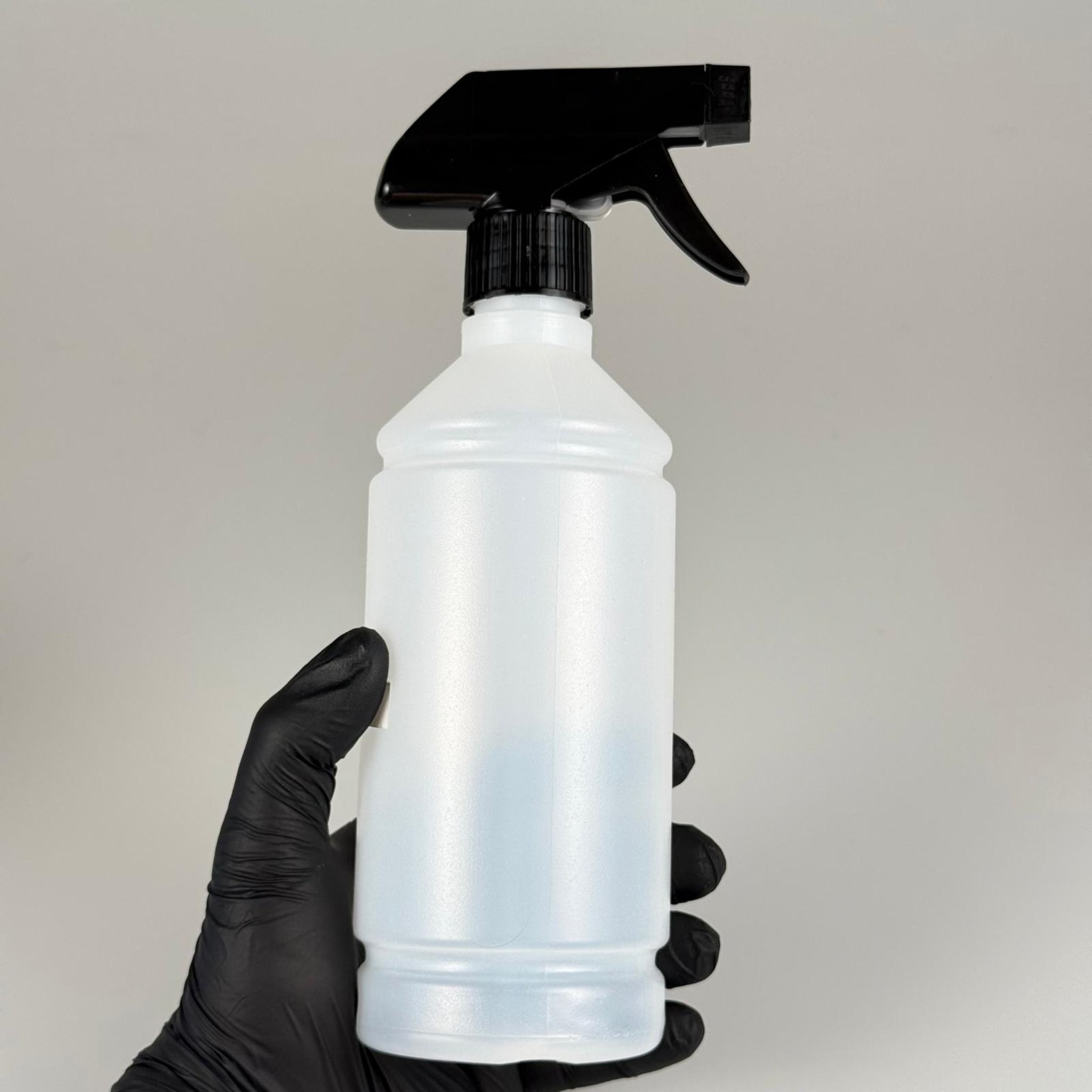 500 CC TİNER ŞİŞESİ - SİYAH TRİGER TETİK SPREYLİ - 500 ML KİMYASALA DAYANIKLI PLASTİK ŞİŞE - 0,5 LT POLİETİLEN ŞİŞE