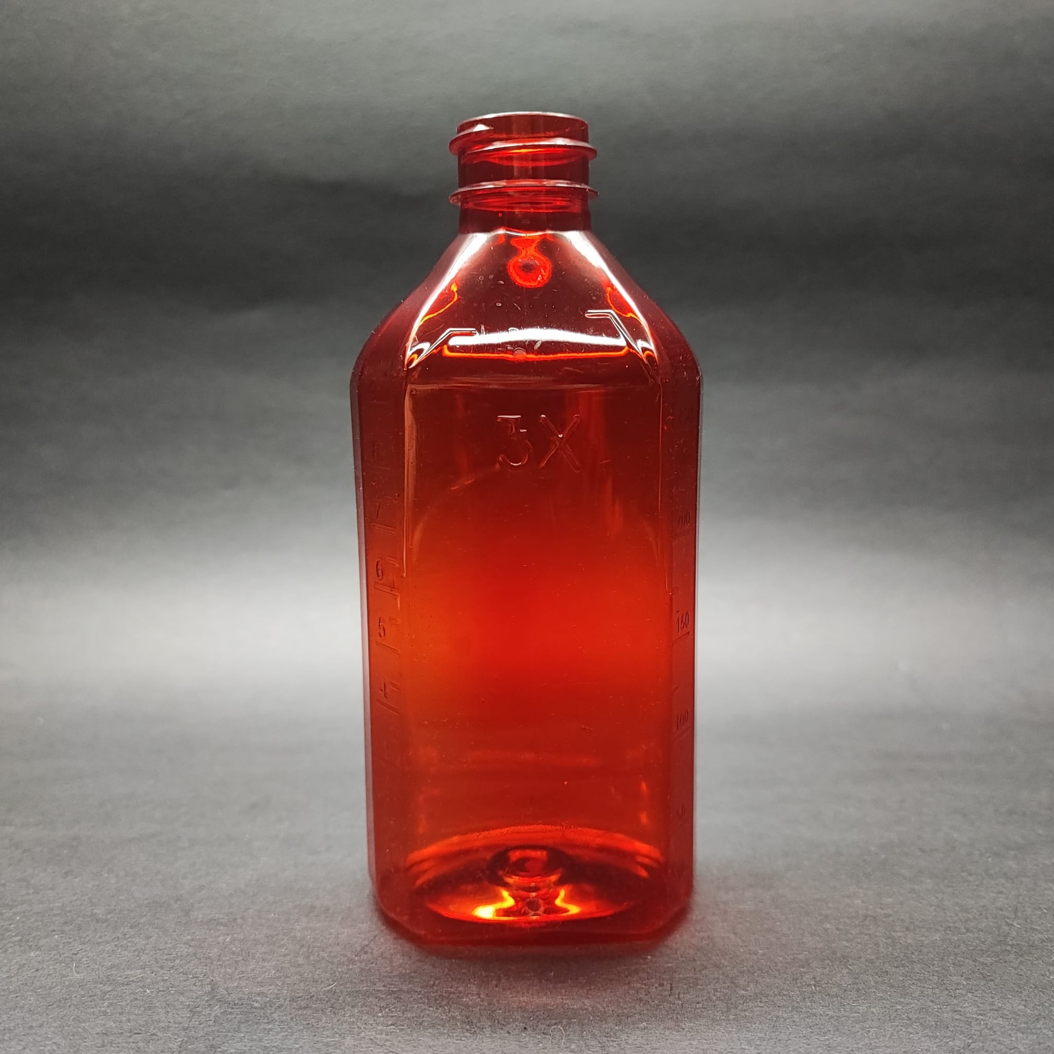 250 CC ÖLÇEKLİ PET ŞİŞE - 28 AĞIZ - 250 ML VE OZ ÖLÇÜLÜ KIRMIZI PET ŞİŞE