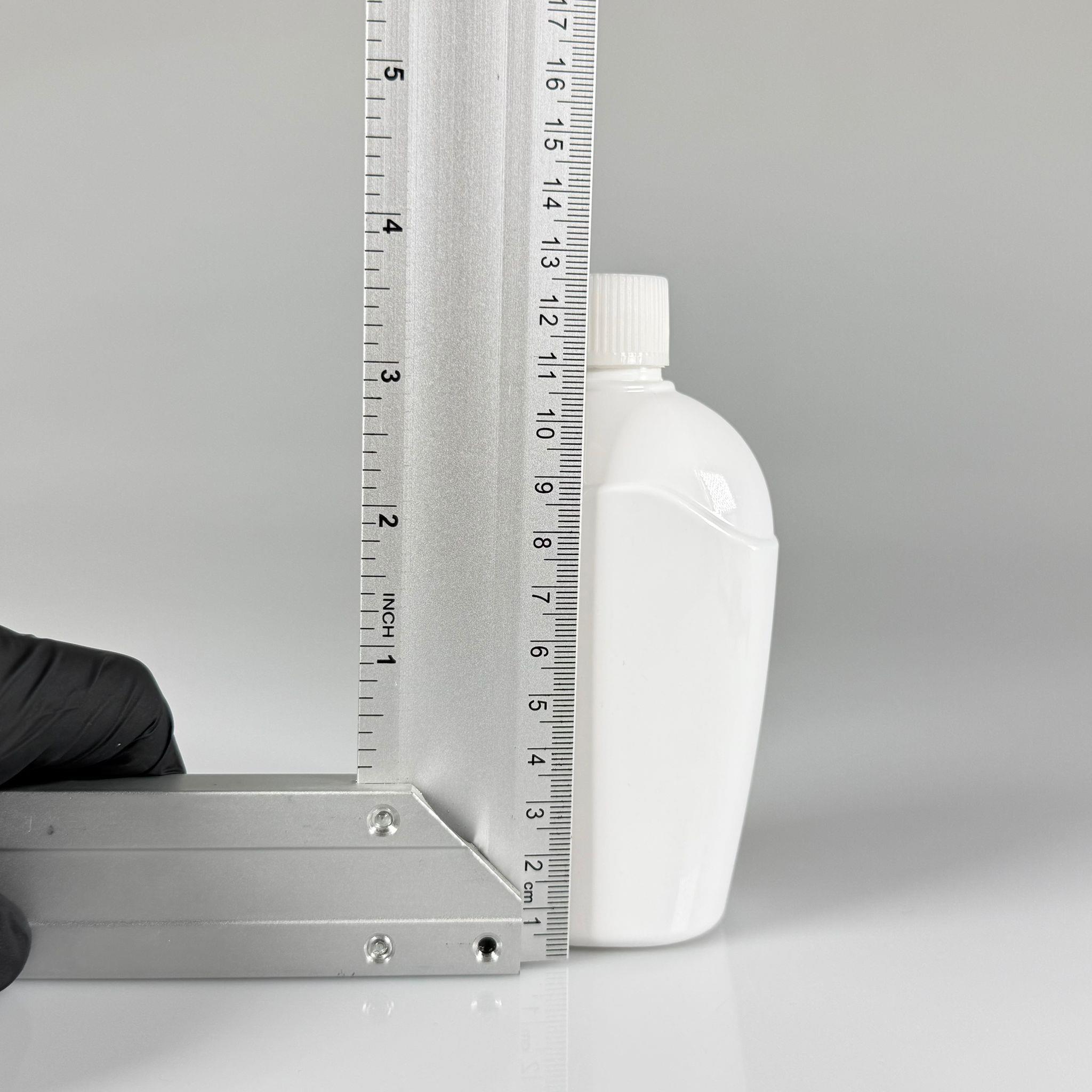 250 CC YASSI TOMBUL BEYAZ ŞAMPUAN ŞİŞESİ BEYAZ CONTALI KAPAKLI - 250 ML BOŞ ŞAMPUAN ŞİŞESİ