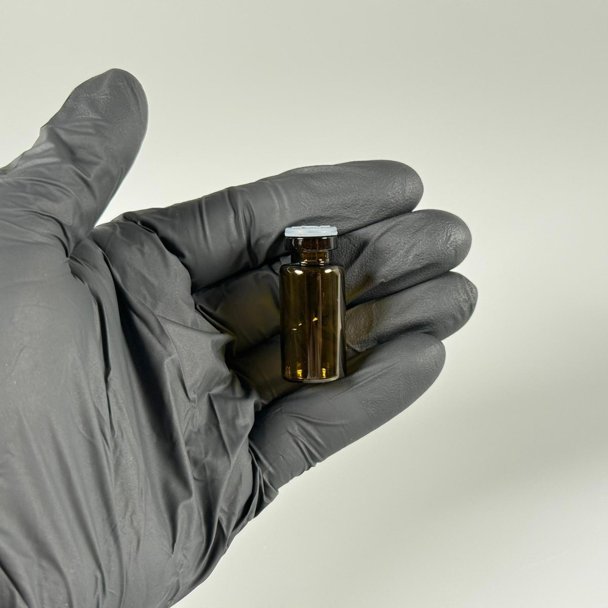 3 ML vial flakon şişe - 13 ağız 3 cc amber cam ilaç şişesi + kauçuk butil enjektör tıpası