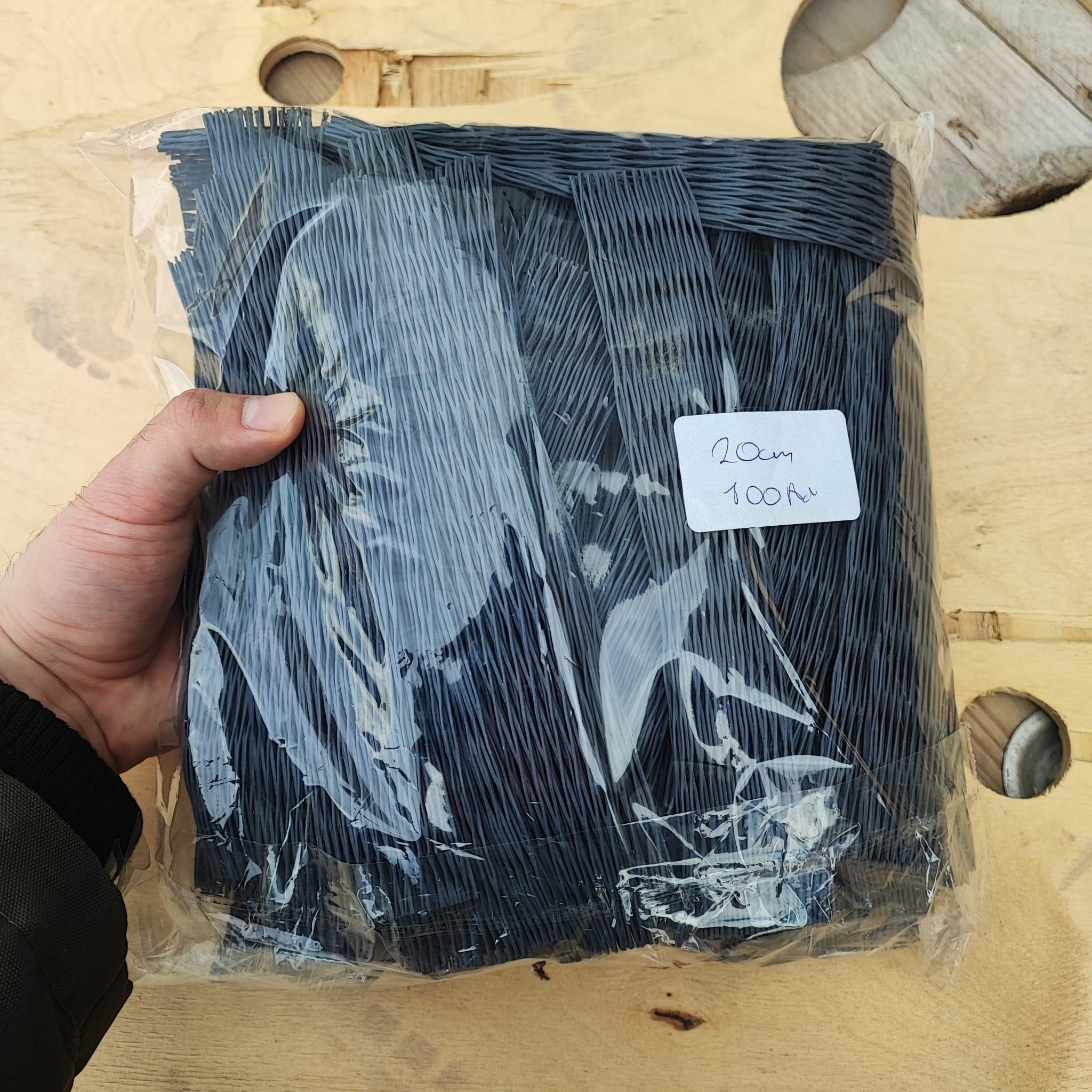 KORUMA FİLESİ - 20 CM GRİ - ŞİŞE KORUMA FİLESİ - PARÇA KORUYUCU FİLE - CAM ŞİŞE KORUMA FİLESİ - 100lü PAKET