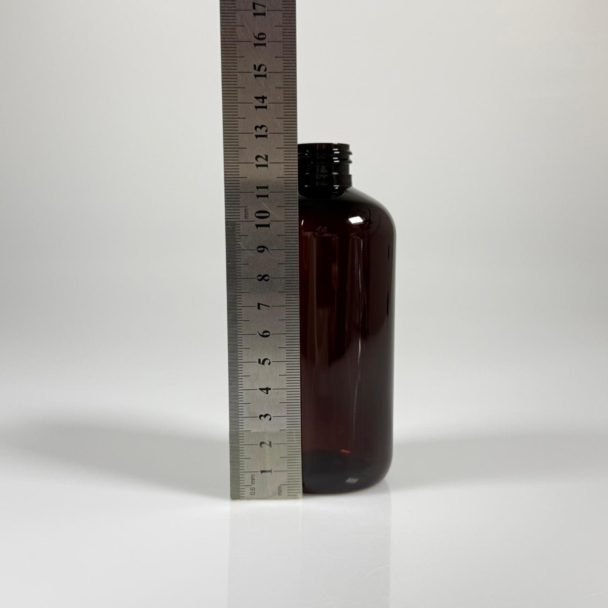 250 CC AMBER PLASTİK ŞİŞE ZEYNEP MODEL KAPAKSIZ (24 AĞIZ) - 250 ML TOMBUL PET ŞİŞE