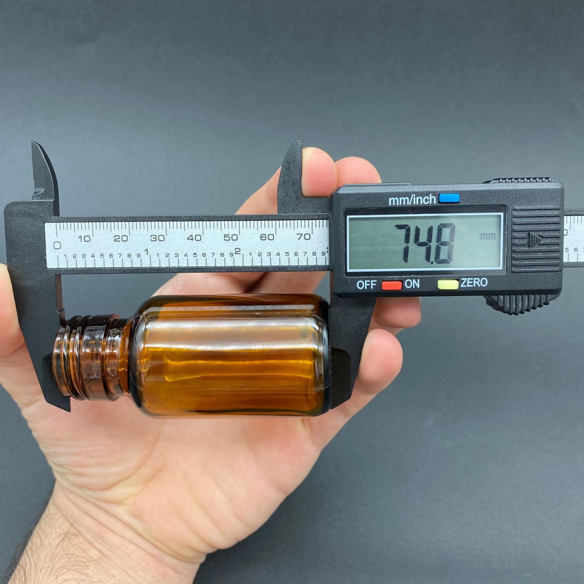 30 CC AMBER CAM ŞİŞE KAPAKSIZ (25 AĞIZ) - 30 ML CAM ŞİŞE - KAHVERENGİ - ŞİŞECAM ÜRÜN KODU: 711403