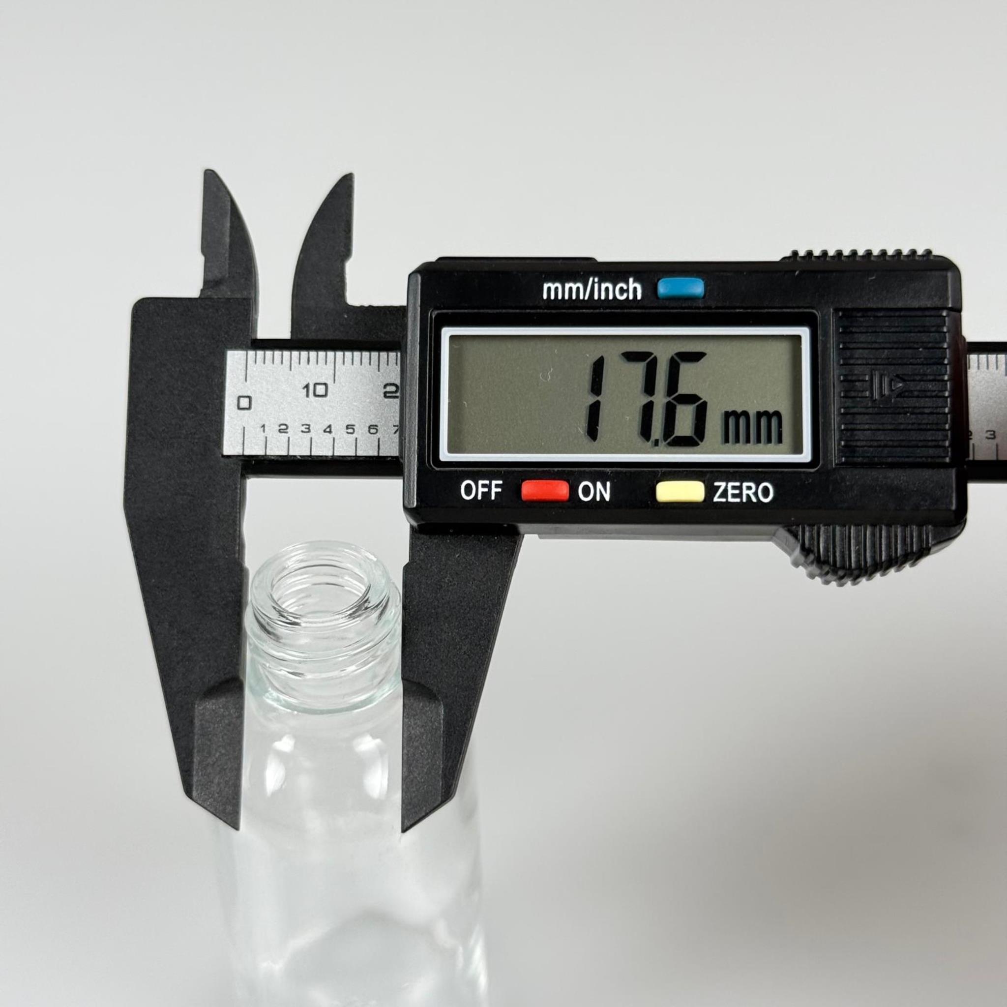 30 CC ŞEFFAF CAM ŞİŞE KAPAKSIZ (18 AĞIZ) - 30 ML CAM ŞİŞE