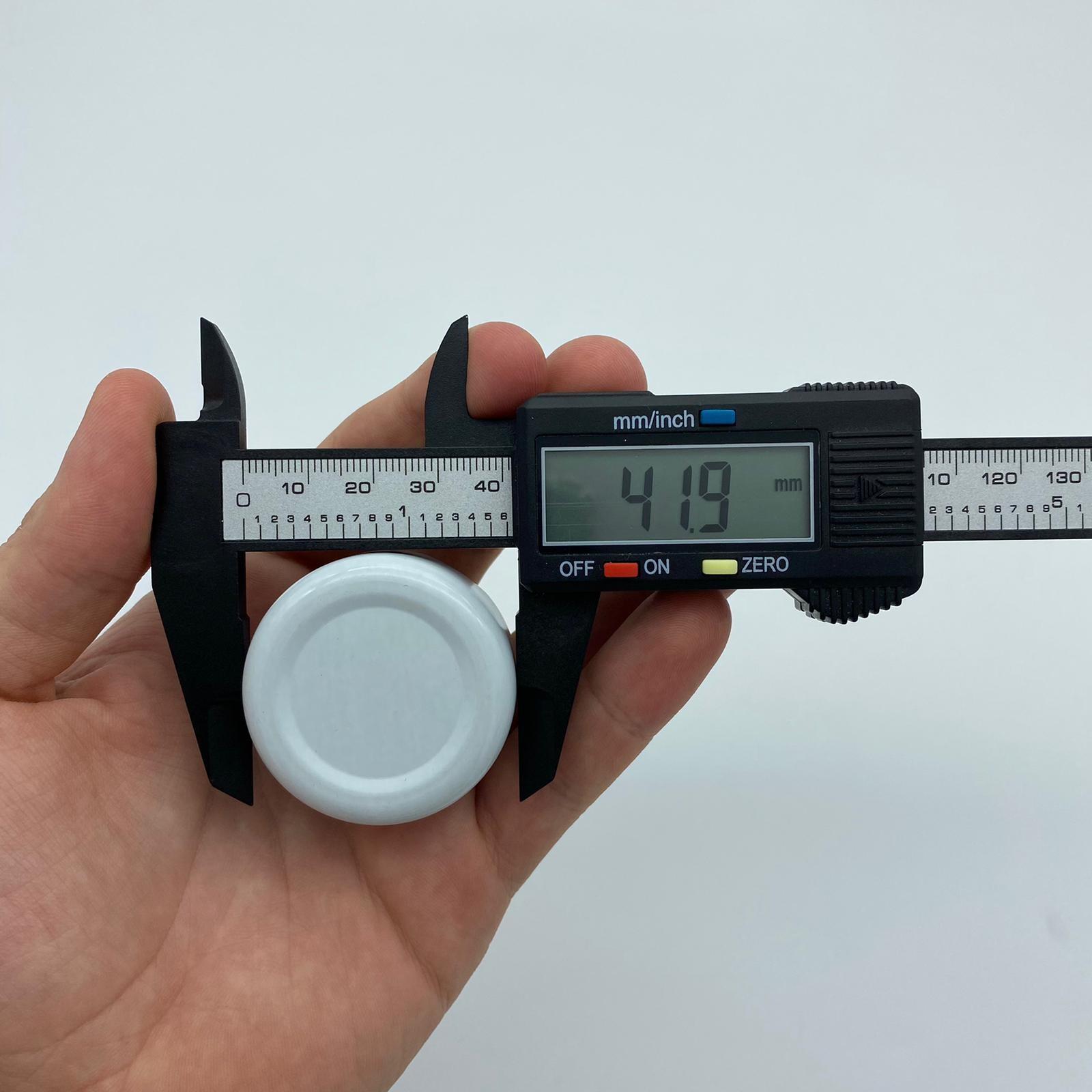 38 MM TWİST-OFF DERİN BEYAZ METAL KAPAK