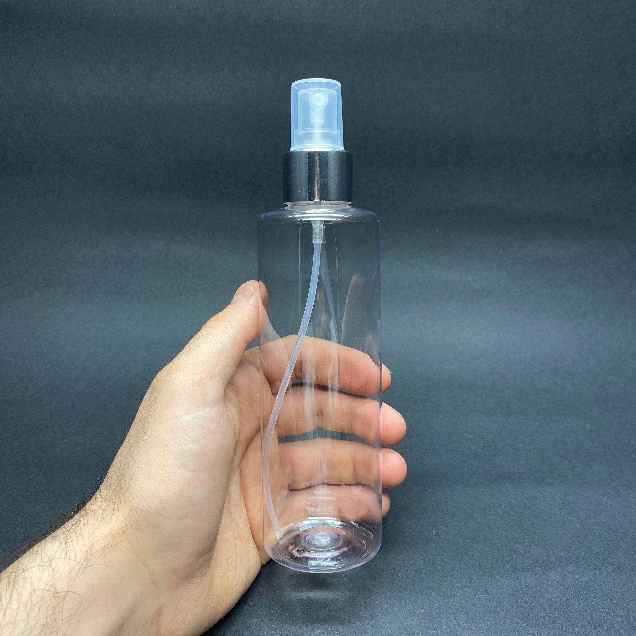 250 CC PET ŞİŞE - GÜMÜŞ SPREYLİ - 250 ML SPREYLİ PLASTİK ŞİŞE