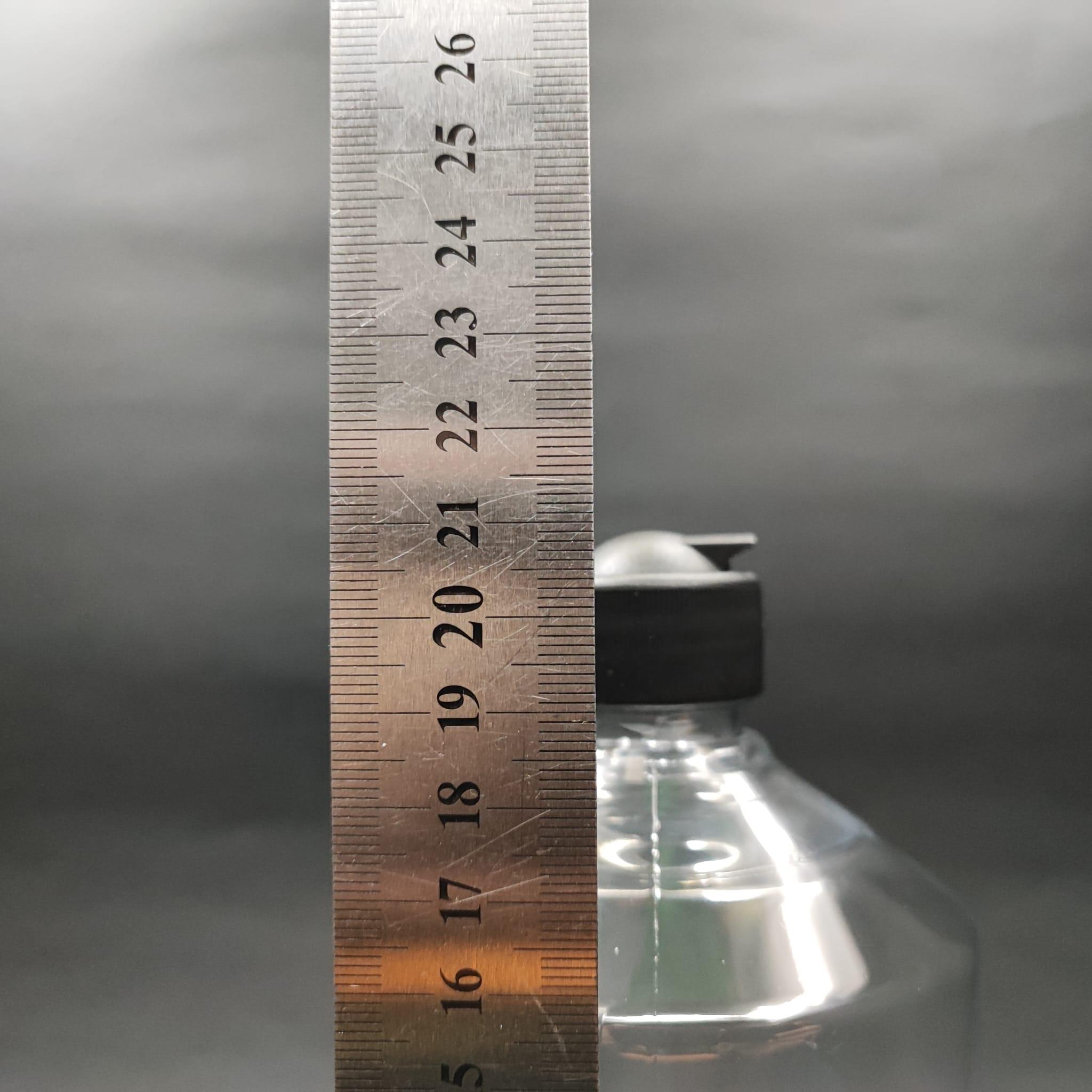 950 CC PET ŞAMPUAN ŞİŞESİ (DÜZ) - SİYAH FLİPTOP KAPAKLI - 950 ML BOŞ PLASTİK ŞAMPUAN , DETERJAN ŞİŞESİ