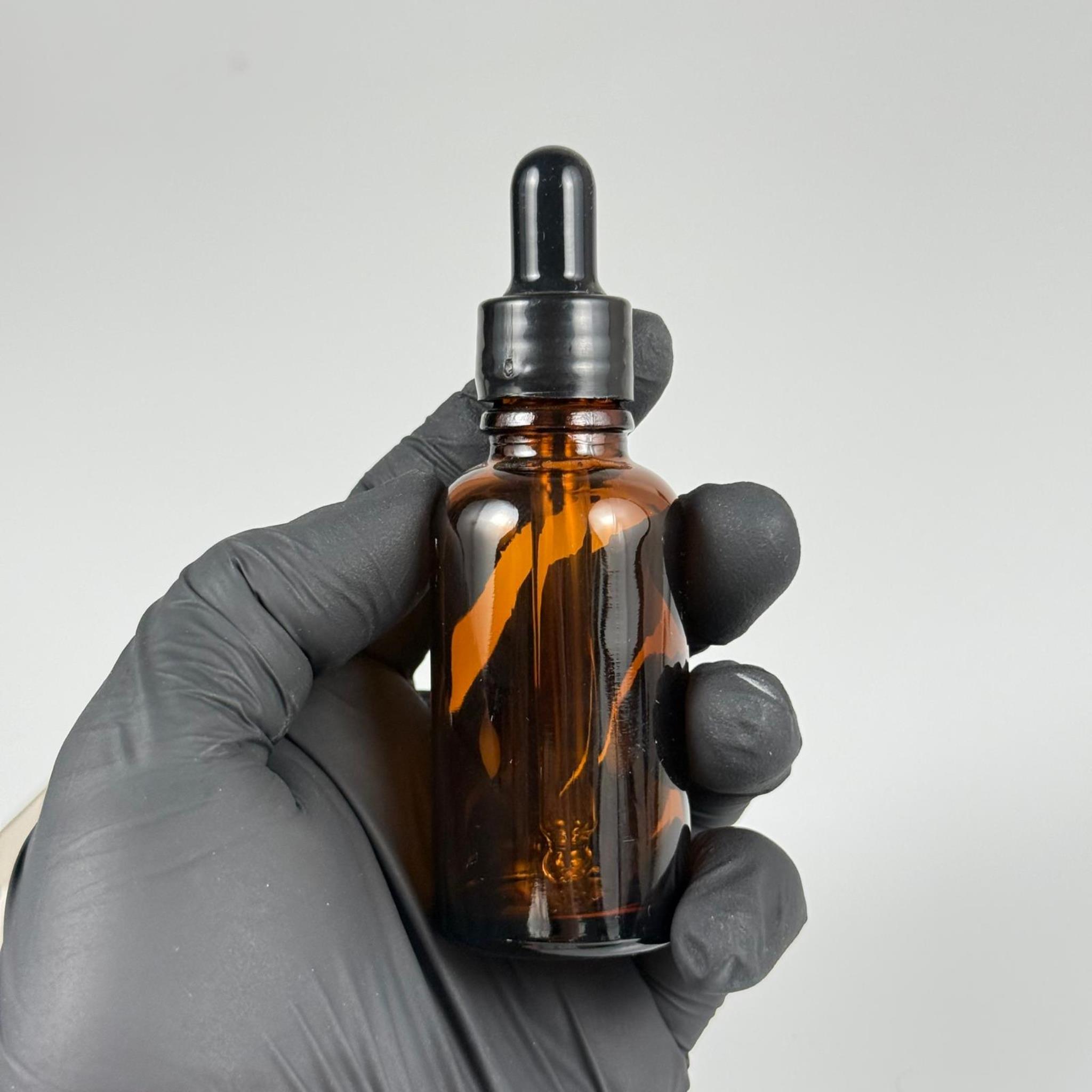 30 CC AMBER CAM DAMLALIKLI ŞİŞE - SİYAH EMZİK + SİYAH DÜZ KAPAK + CAM PİPET TAKIM - 30 ML KAHVERENGİ DAMLALIKLI ŞİŞE SETİ