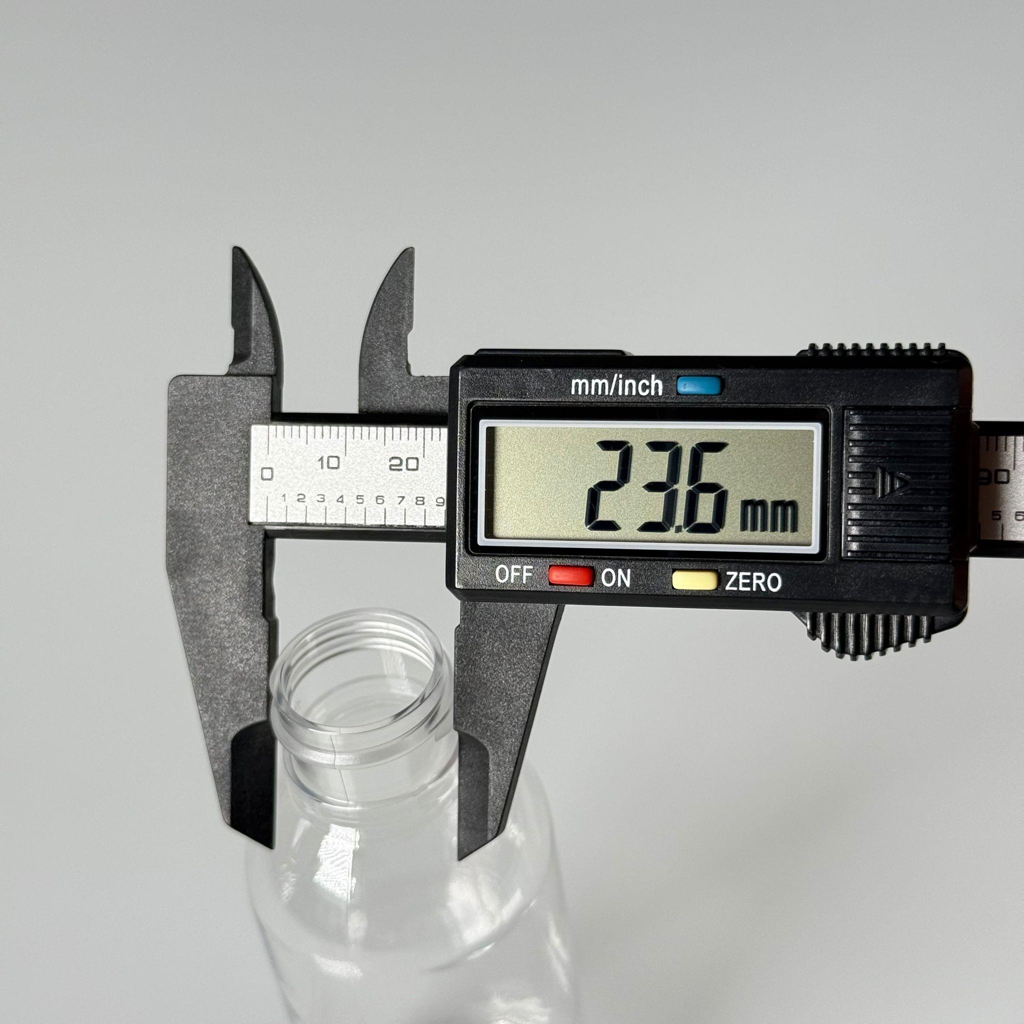 100 CC SİLİNDİR OVAL MODEL ŞEFFAF SERT PET ŞİŞE KAPAKSIZ (24 AĞIZ) - 100 ML KALIN PLASTİK ŞEFFAF ŞİŞE