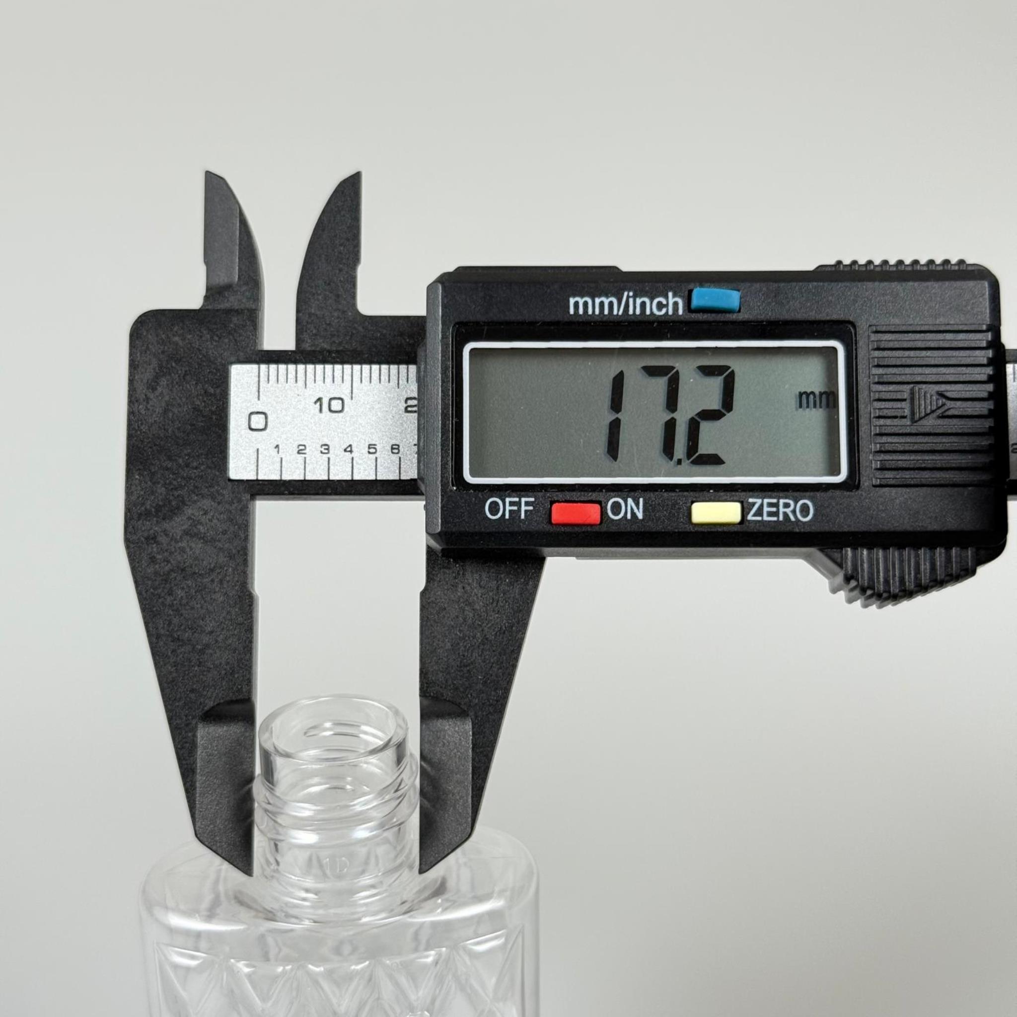 50 CC ŞEFFAF PET KÖŞELİ PARFÜM ŞİŞESİ  - 18 AĞIZ - 50 ML PLASTİK PARFÜM - KOLONYA ŞİŞESİ