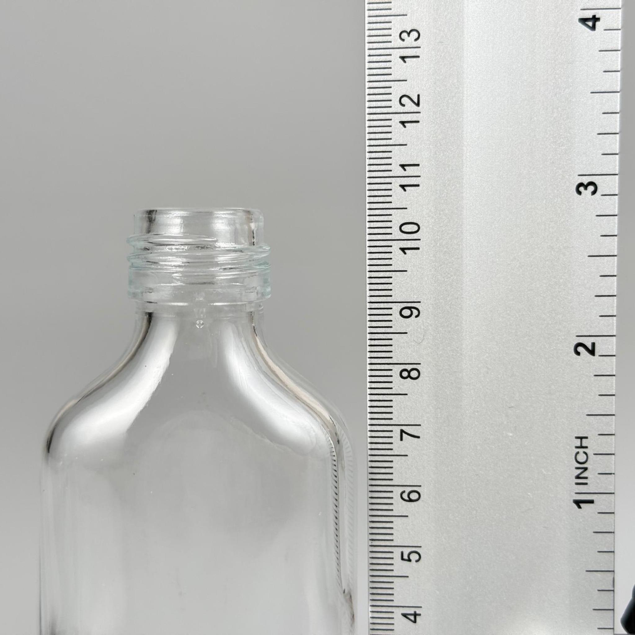 50 CC YASSI CAM COLD BREW ŞİŞE - SOĞUK KAHVE ŞİŞESİ -  KAPAKSIZ (24 AĞIZ) - 50 ML YASSI CAM ŞİŞE