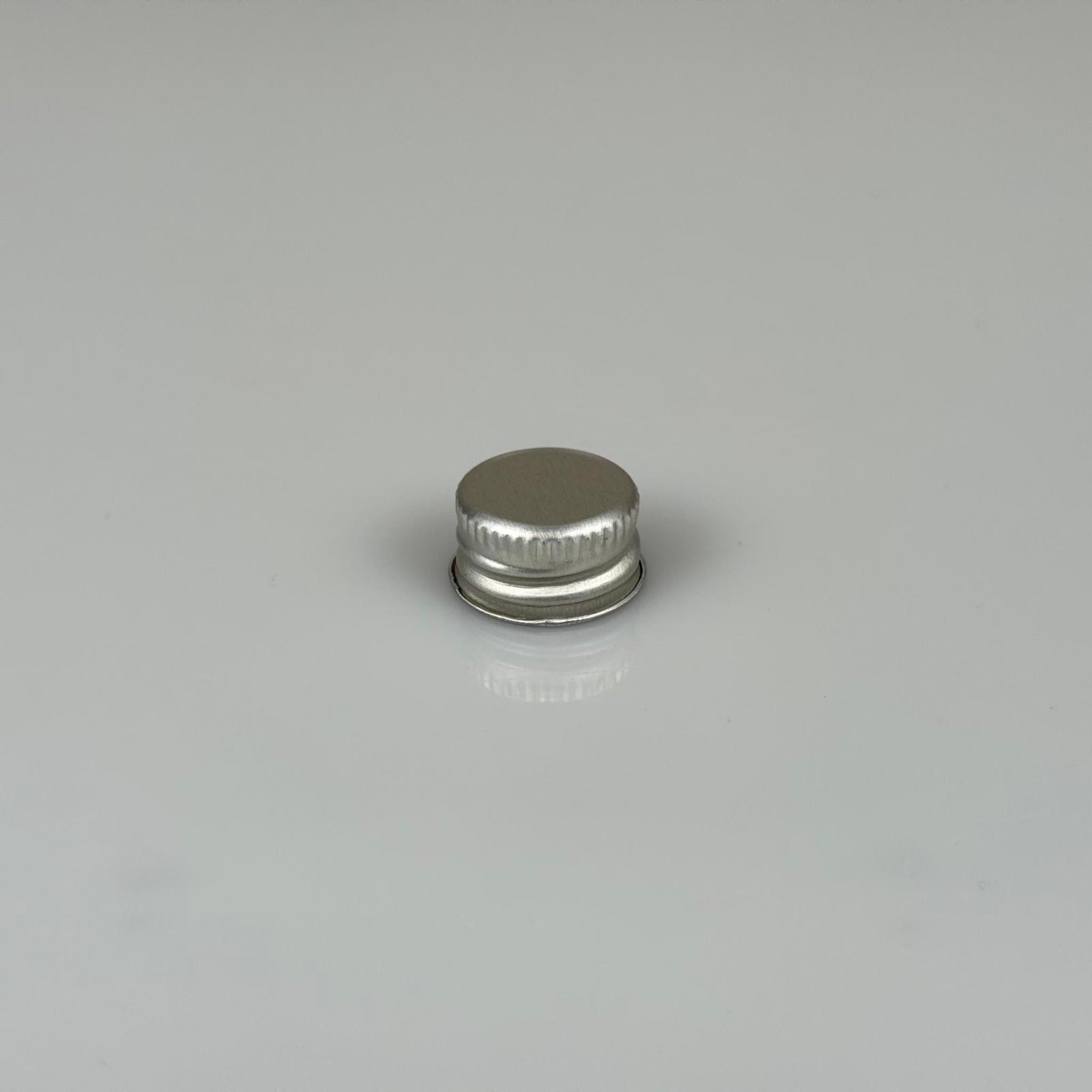 18 MM VİDALI GÜMÜŞ ALÜMİNYUM KAPAK