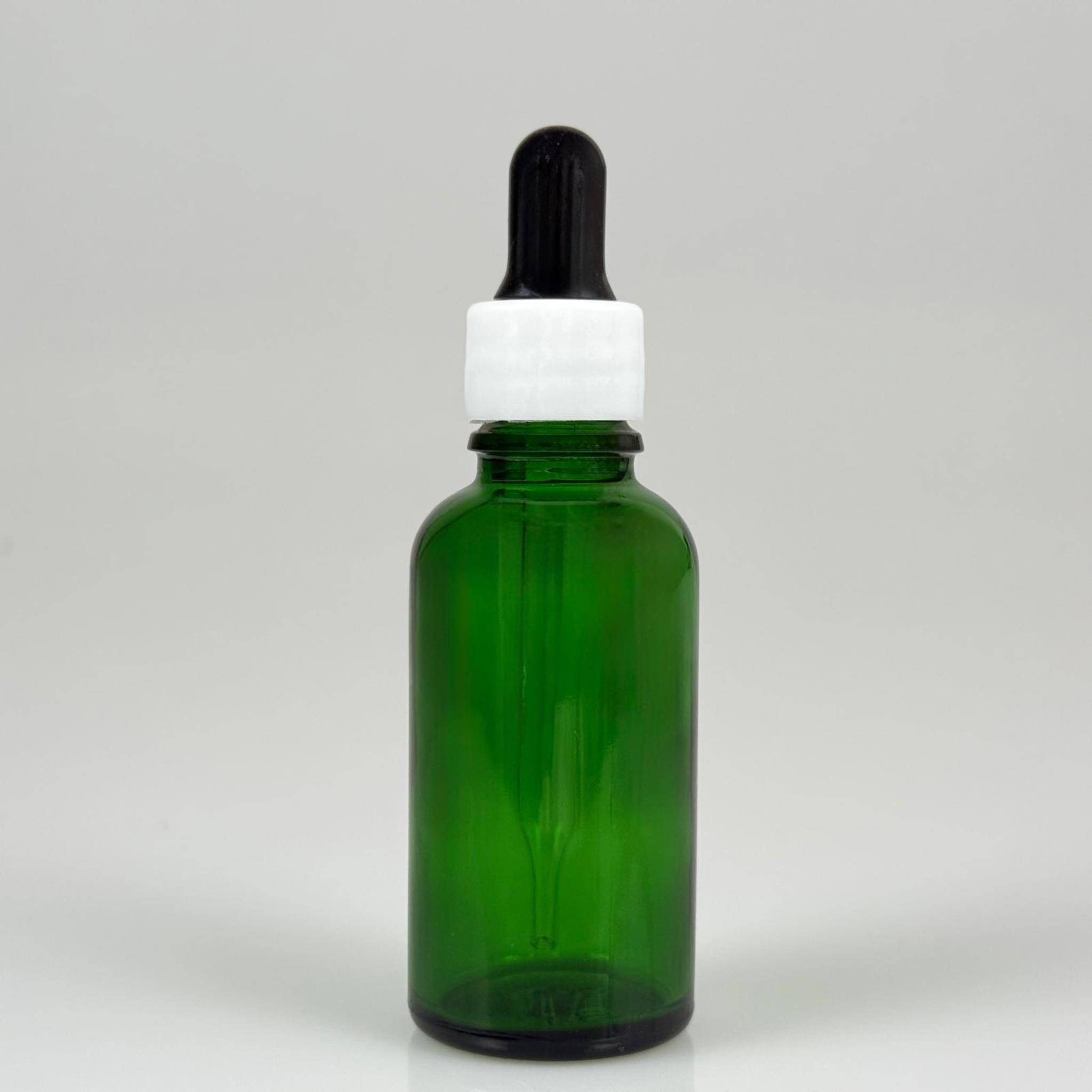 30 CC YEŞİL İNCE UÇLU CAM DAMLALIKLI ŞİŞE - SİYAH EMZİK + BEYAZ DÜZ KAPAK + CAM PİPET TAKIM - 30 ML YEŞİL DAMLALIKLI ŞİŞE SETİ