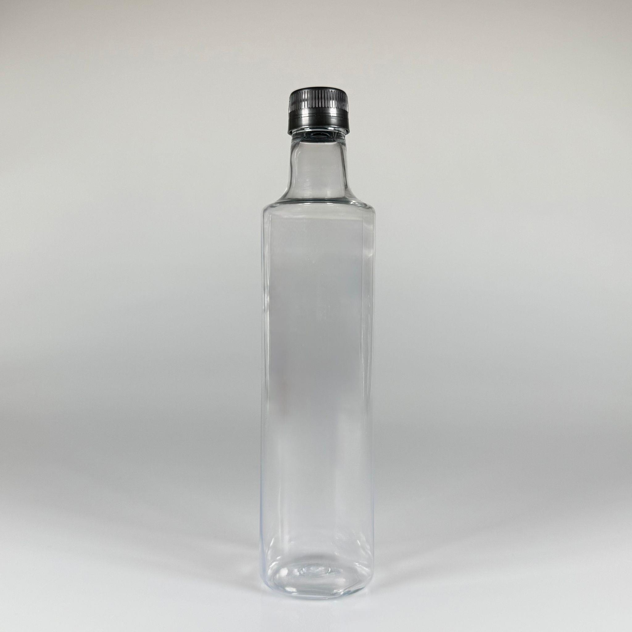 500 CC DORİKA SİLİNDİR PET ŞİŞE - CONTALI KİLİTLİ SİYAH KAPAKLI -  (60 GR) CAM GÖRÜNÜMLÜ SERT KALIN KIRILMAZ 500 ML SİLİNDİR PLASTİK ŞİŞE