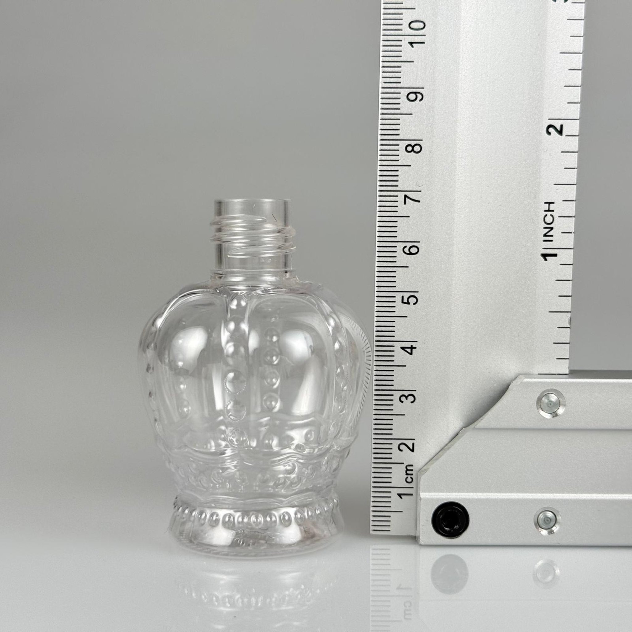 60 CC PET KRAL TACI ŞİŞE - 18 MM AĞIZ  KAPAKSIZ - 60 ML BOŞ PLASTİK KOLONYA ŞİŞELERİ