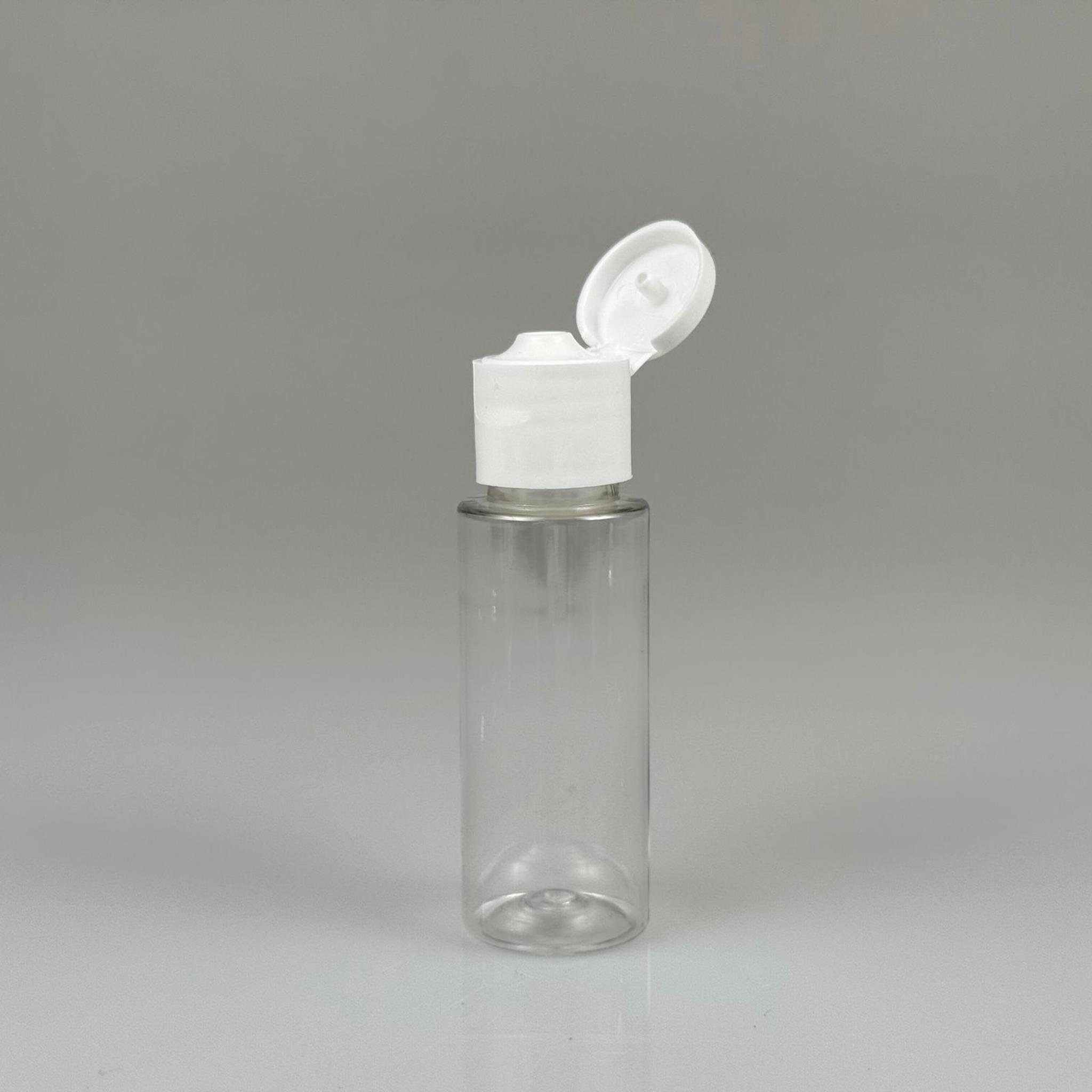 30 CC PET ŞİŞE - BEYAZ FLİPTOP KAPAKLI - AÇILIR KAPANIR KAPAKLI - 30 ML AKITICILI PLASTİK ŞİŞE - 30 ML PET KOLONYA ŞİŞESİ - PROMOSYON İÇİN BOŞ PET ŞİŞE