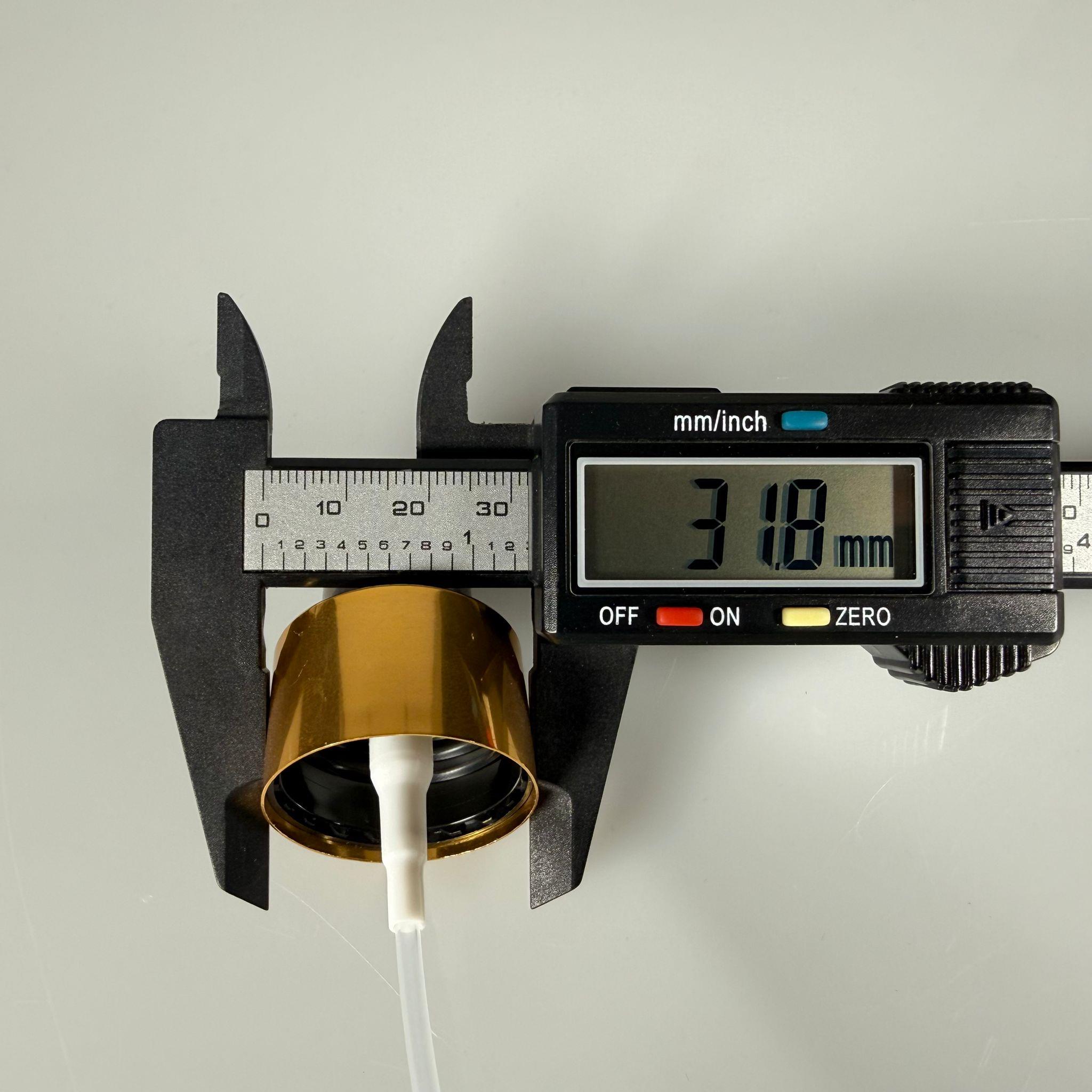 28 MM SPREY PARMAK SPREY GOLD METAL - ÜSTÜ SİYAH - 28 MM VALF