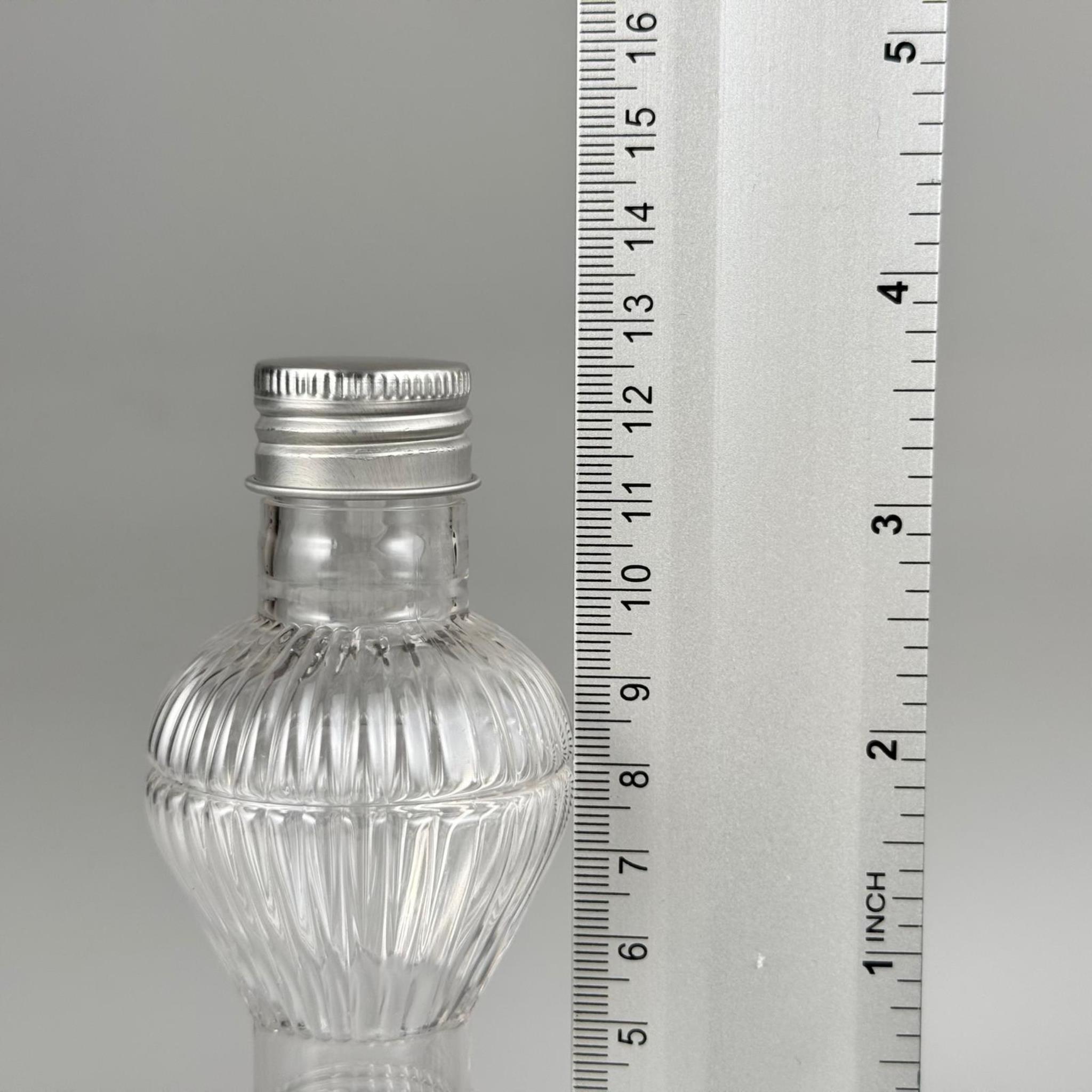 100 CC PIRLANTA CAMPET ŞİŞE (24 AĞIZ) + KÖPÜK CONTALI GÜMÜŞ METAL ALÜMİNYUM KAPAK + KOLONYA TIPALI TAKIM - 100 ML KAPAKLI CAMPET PLASTİK ŞİŞELER